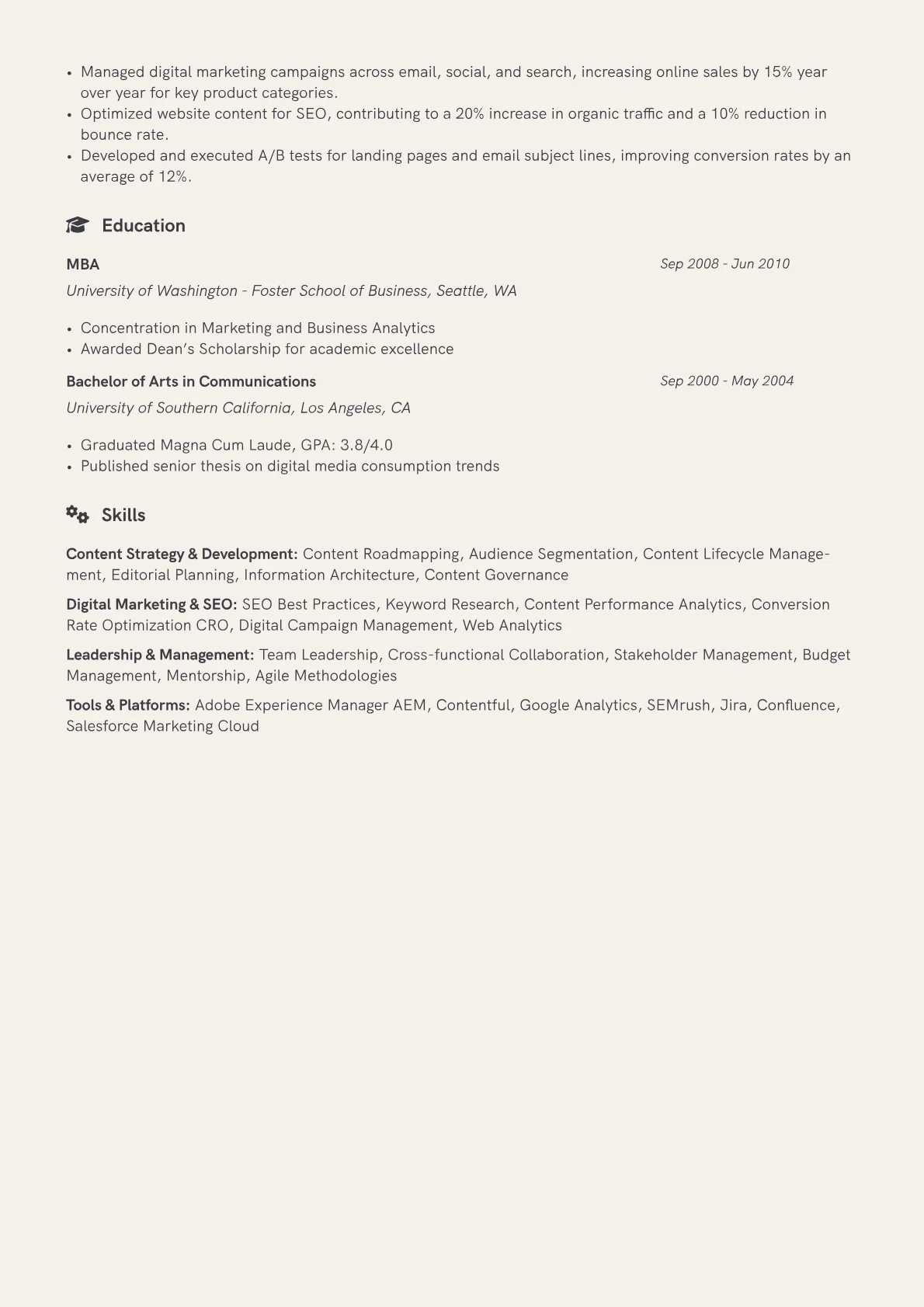 Career changer version - Page 2
