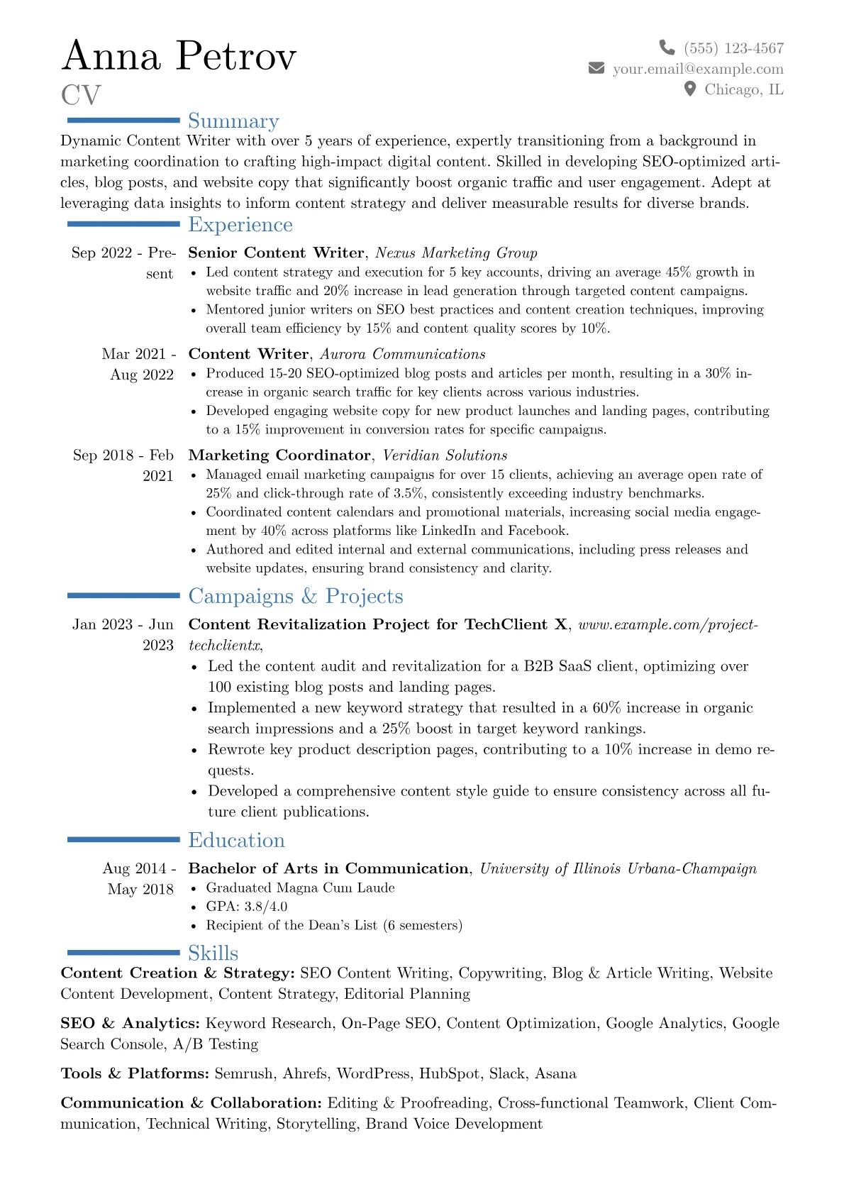 Career changer version - Page 1