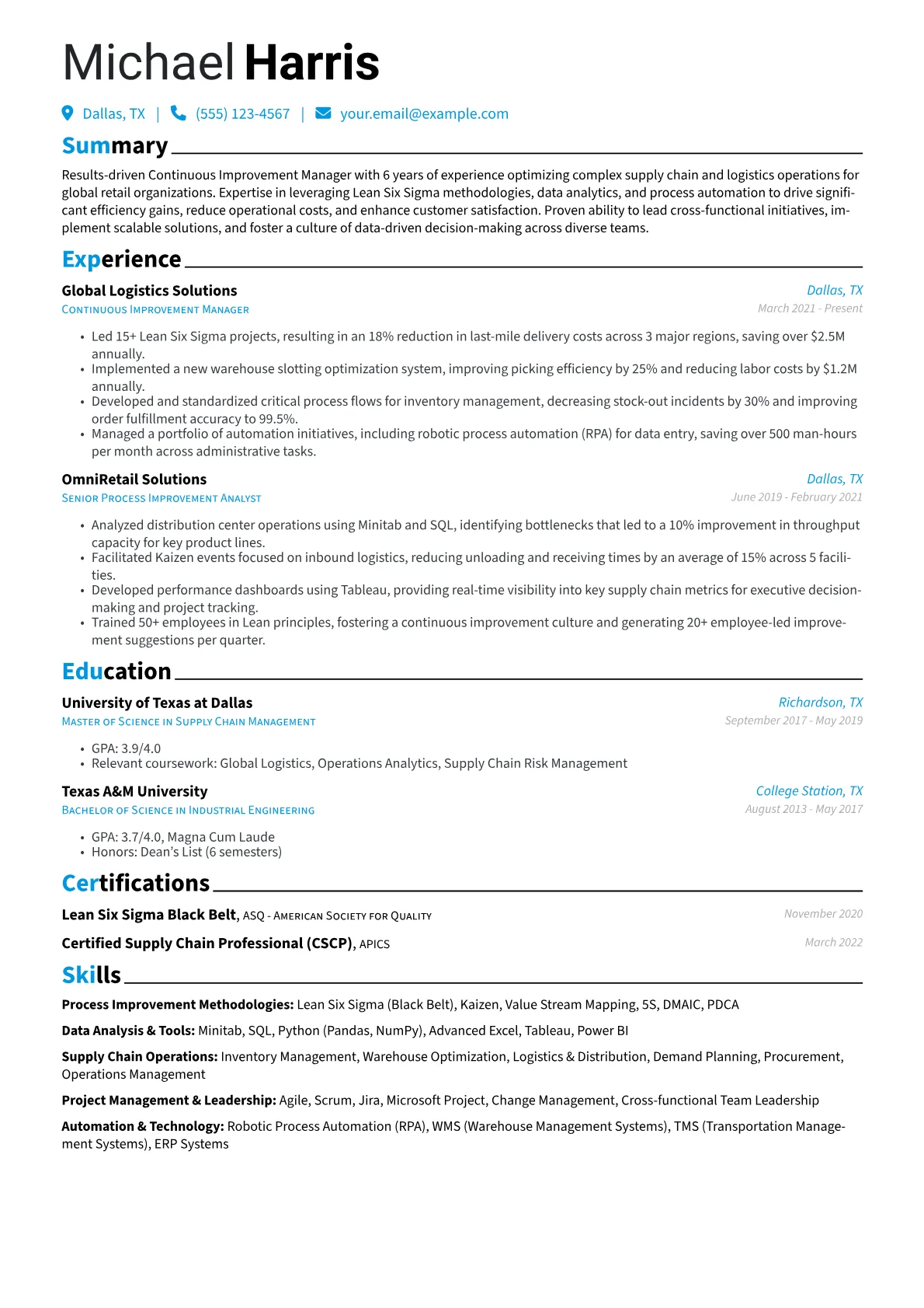 Logistics & Supply Chain version - Page 1
