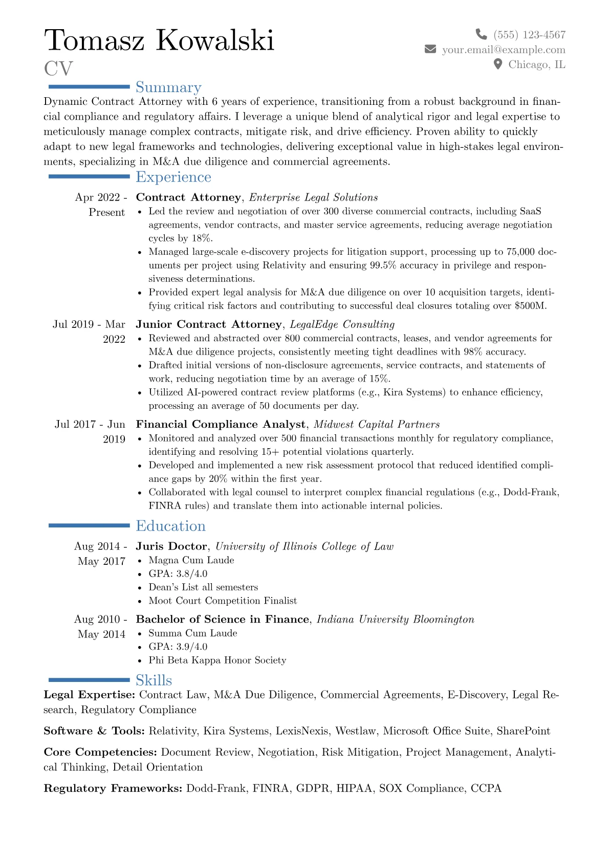 Career changer version - Page 1