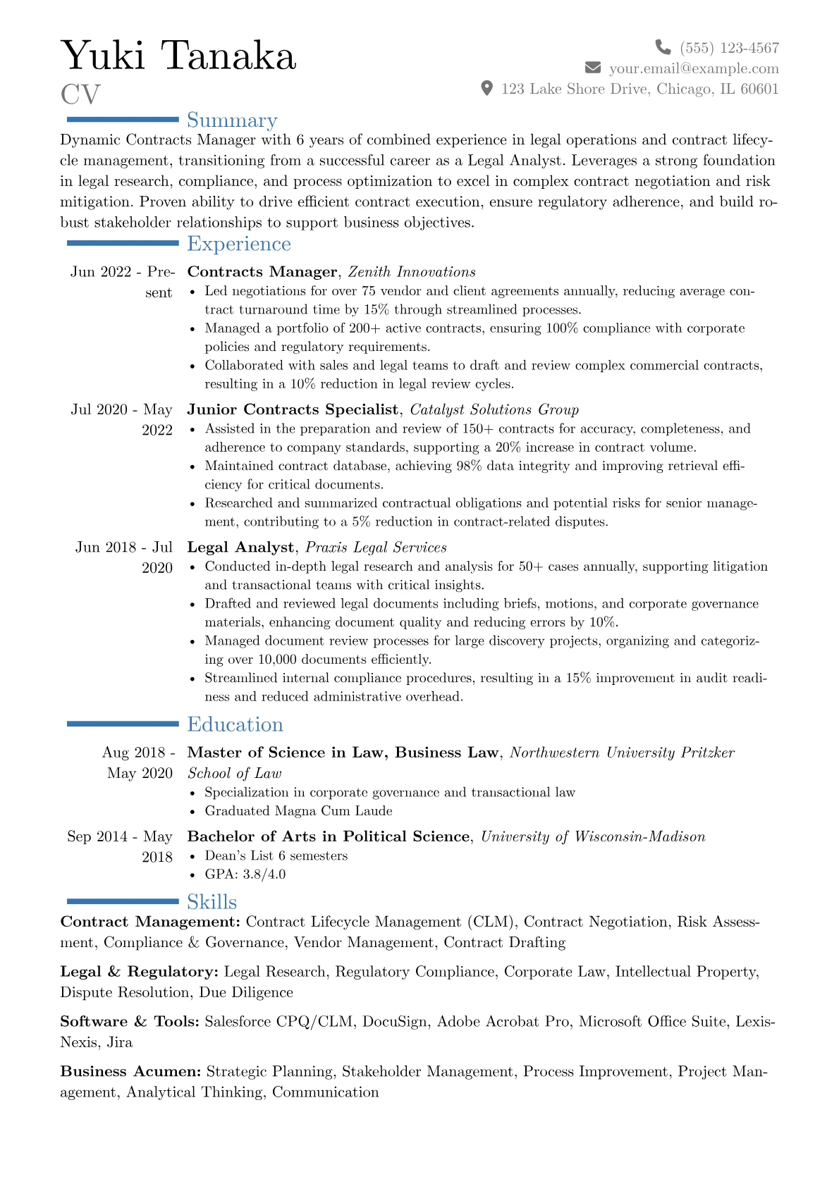 Career changer version - Page 1