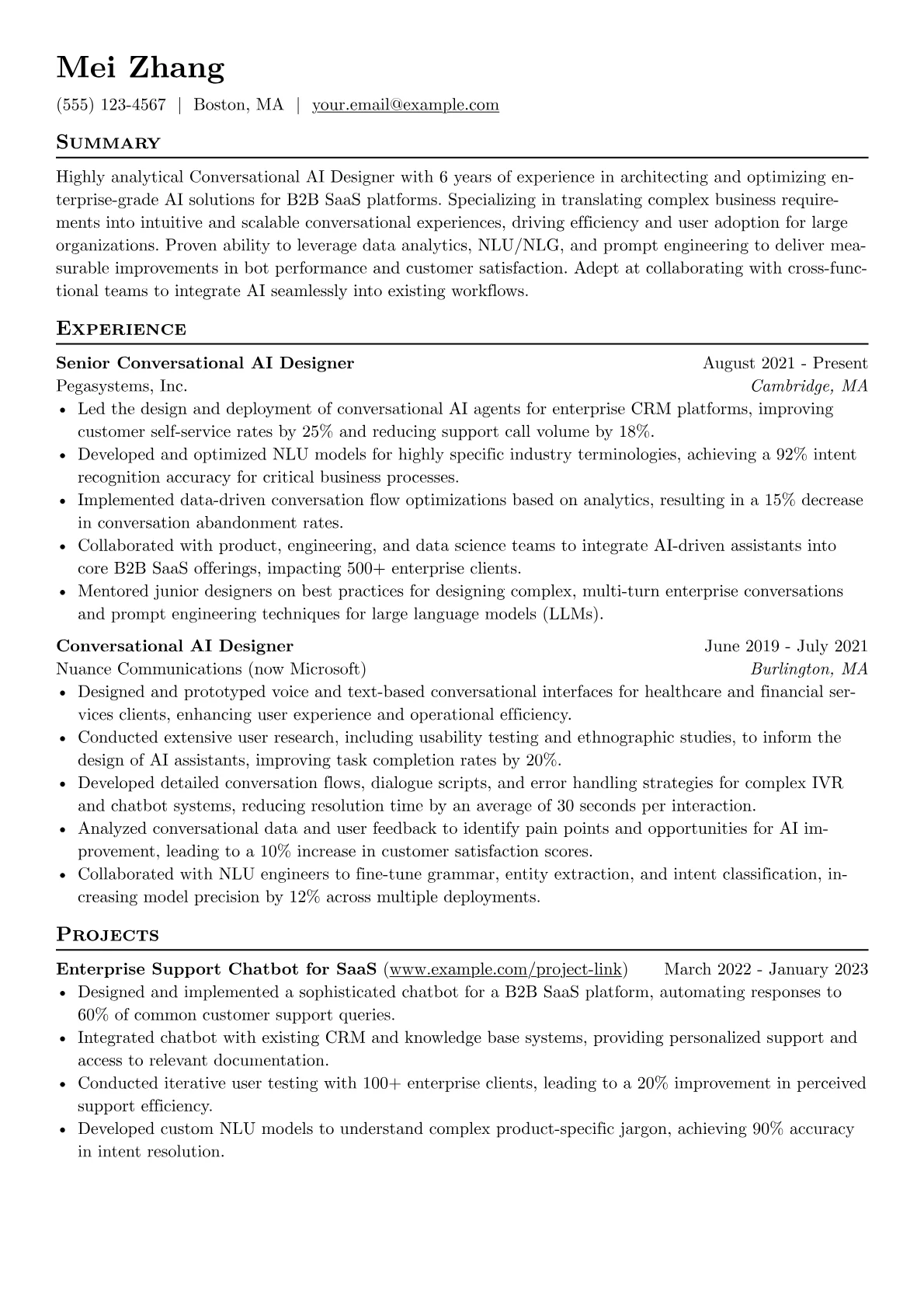 Conversational AI version - Page 1