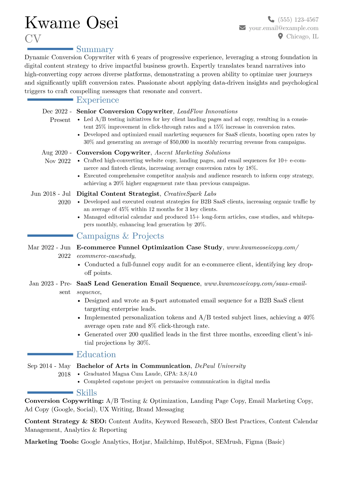 Career changer version - Page 1