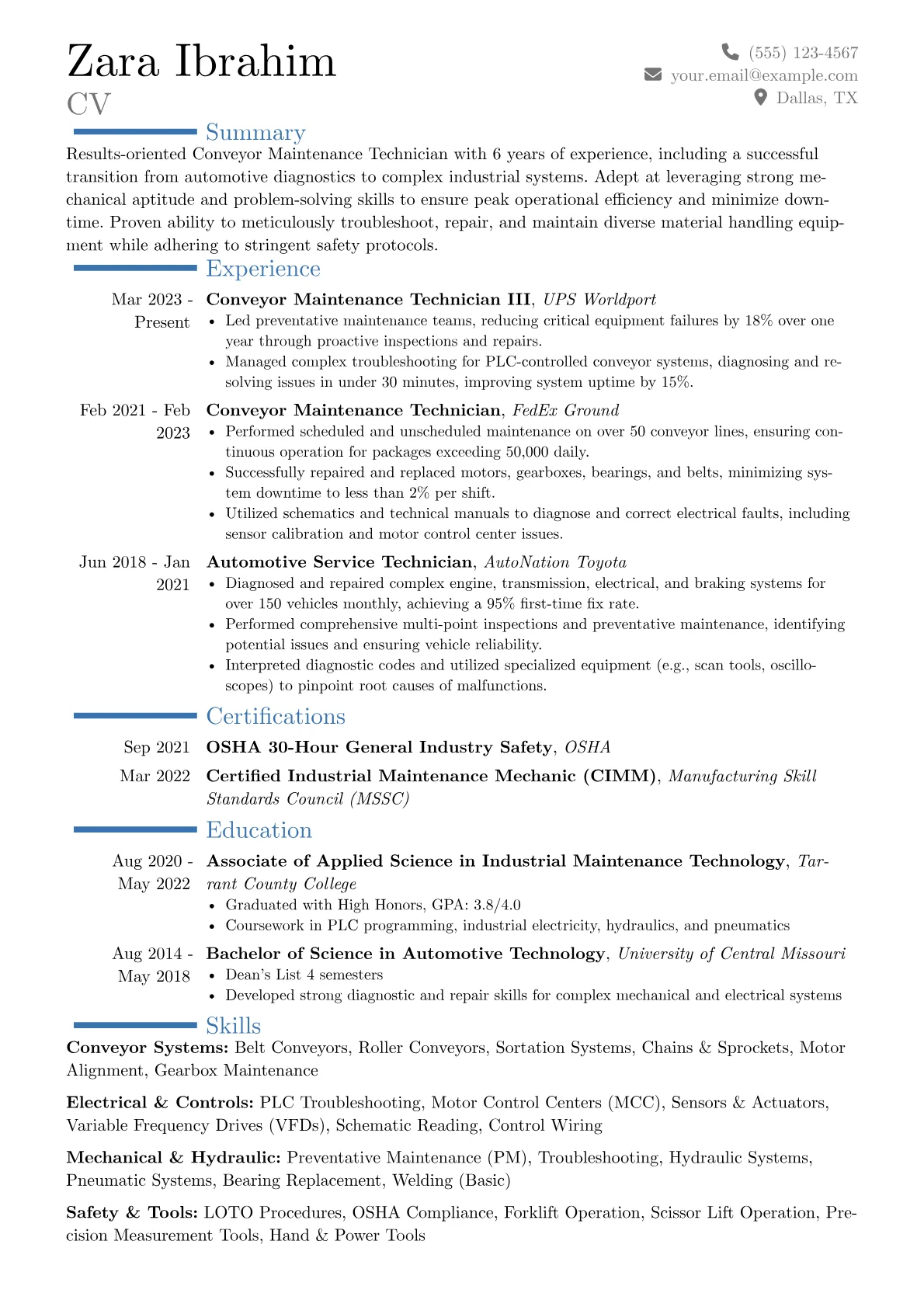 Career changer version - Page 1