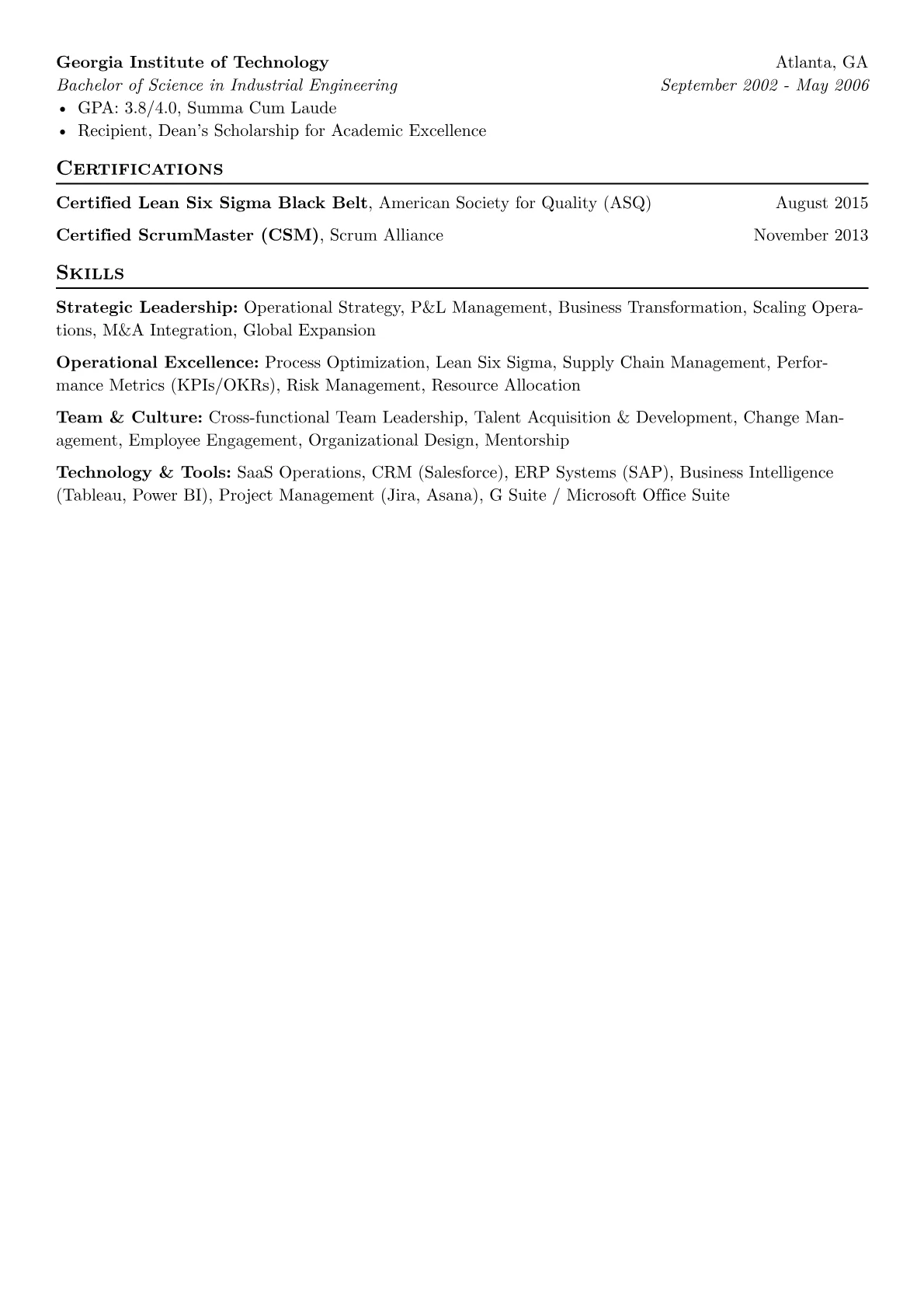 COO - SaaS Growth version - Page 2