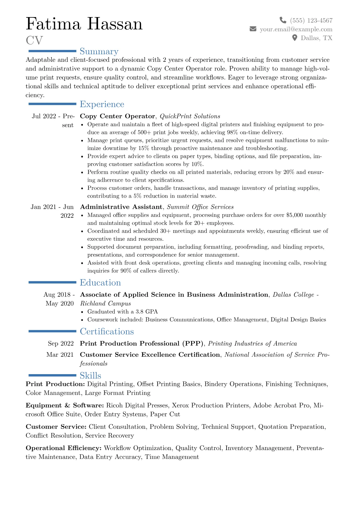 Career changer version - Page 1