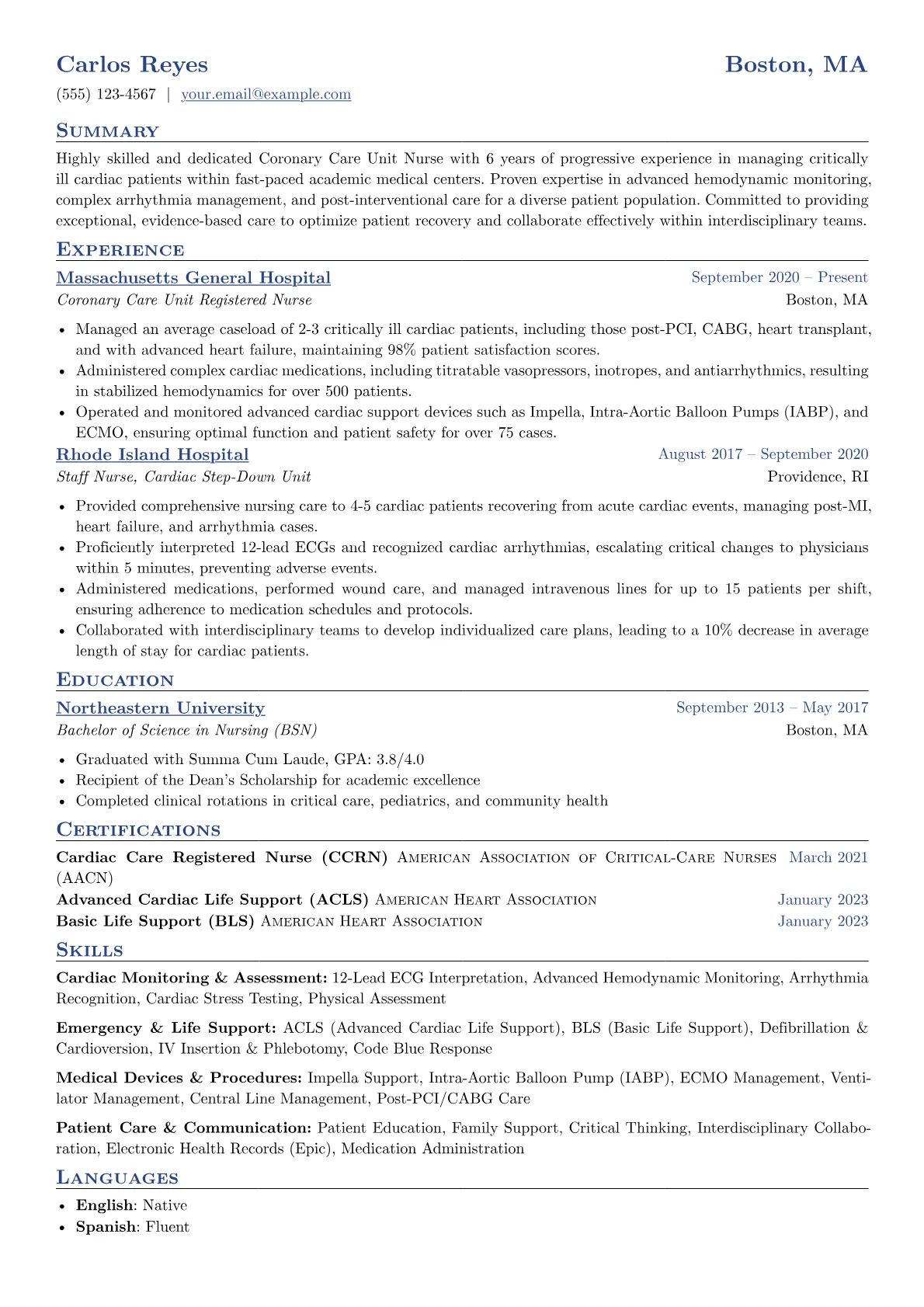 CCU Nurse version - Page 1