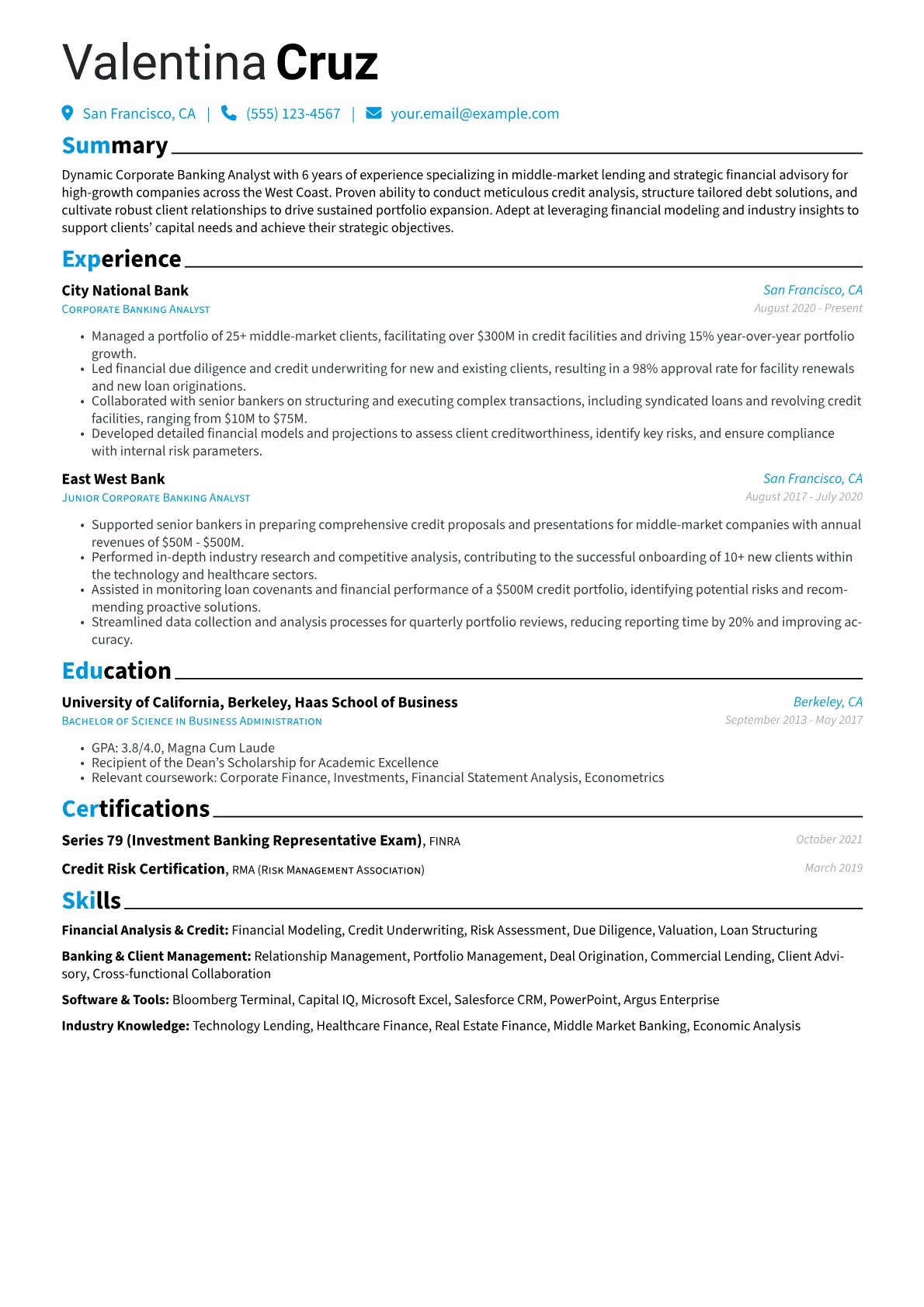 Corporate Banking version - Page 1