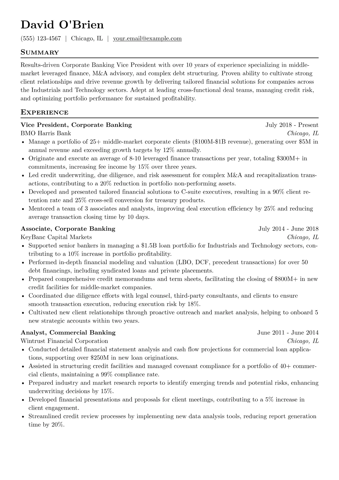 Corporate Banking VP version - Page 1