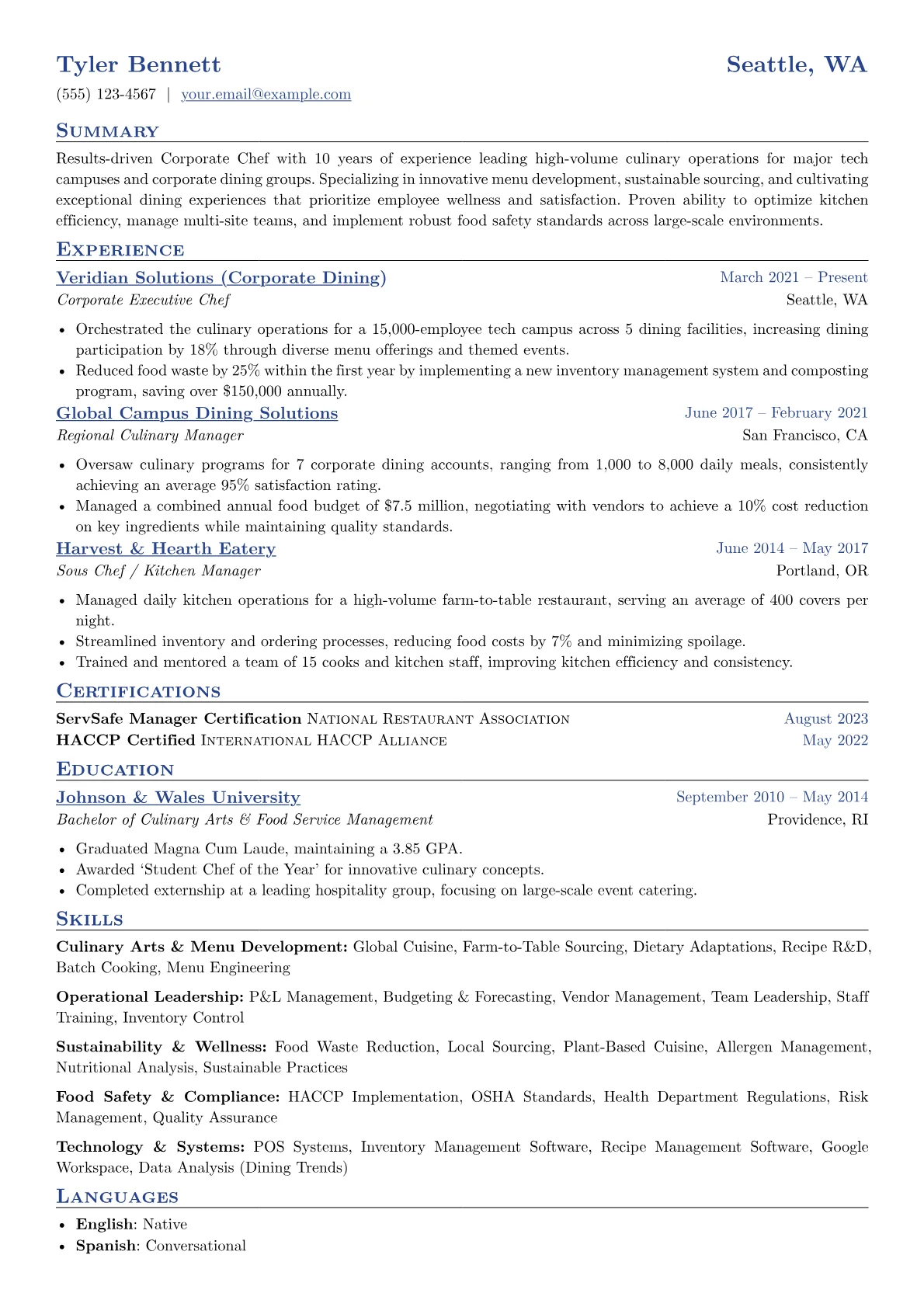 Corporate Chef - Tech version - Page 1