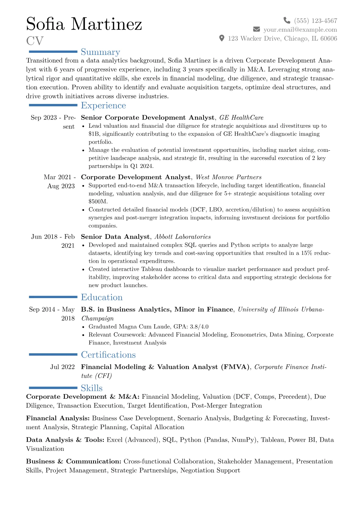 Career changer version - Page 1