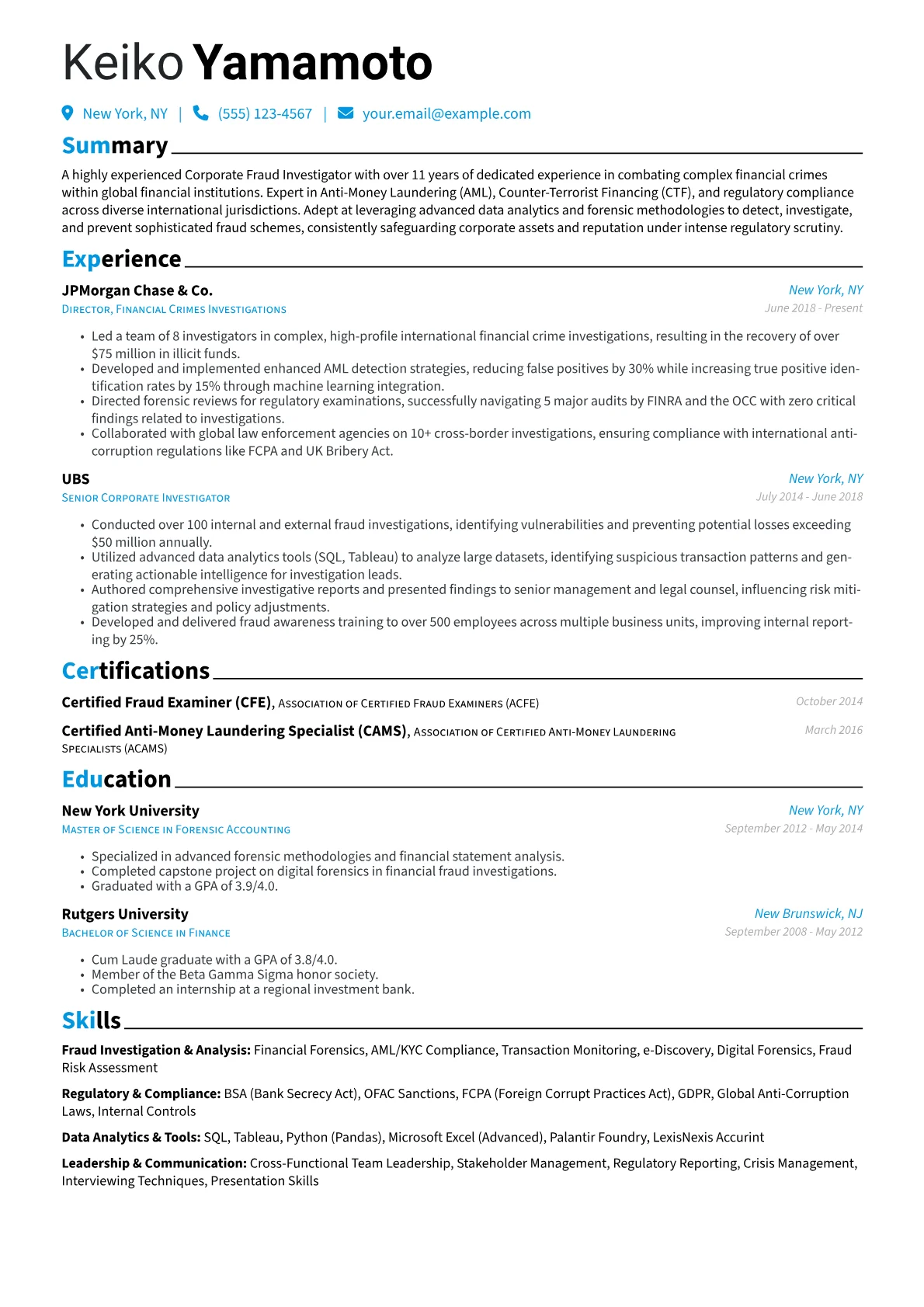 Fraud Investigation version - Page 1