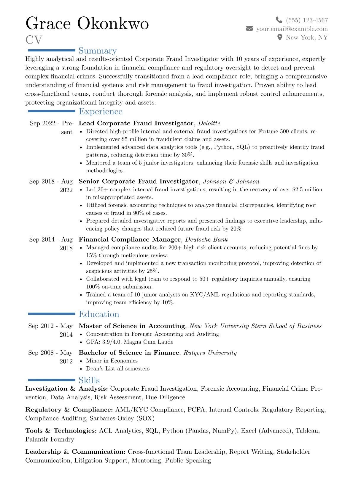 Career changer version - Page 1