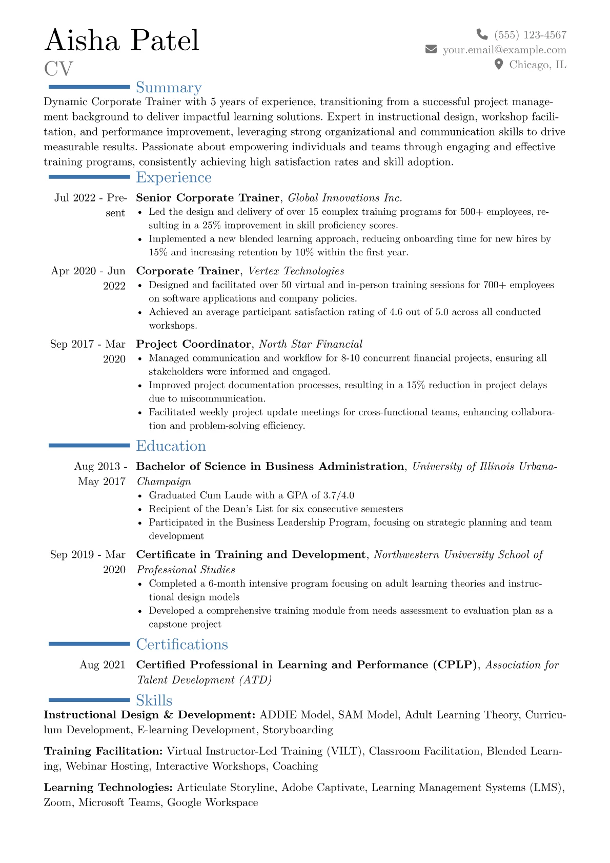 Career changer version - Page 1