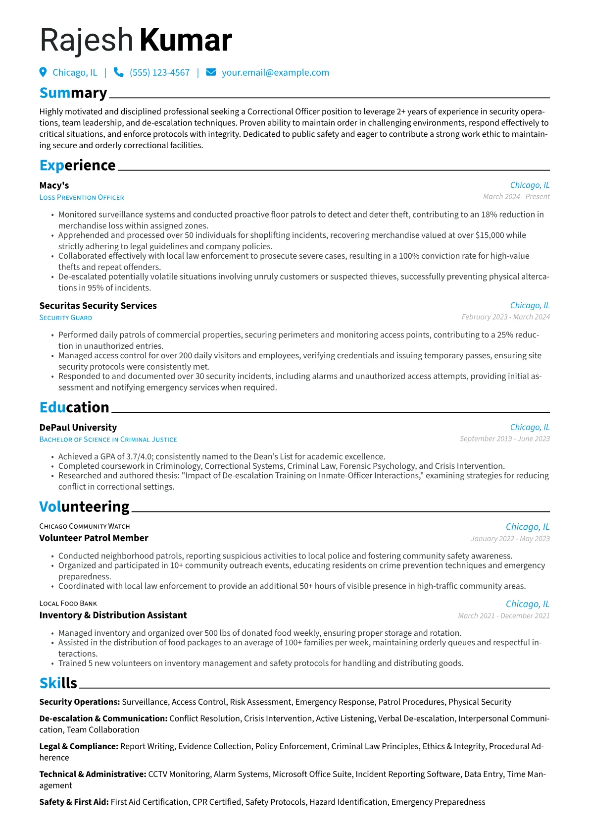 Correctional Officer version - Page 1