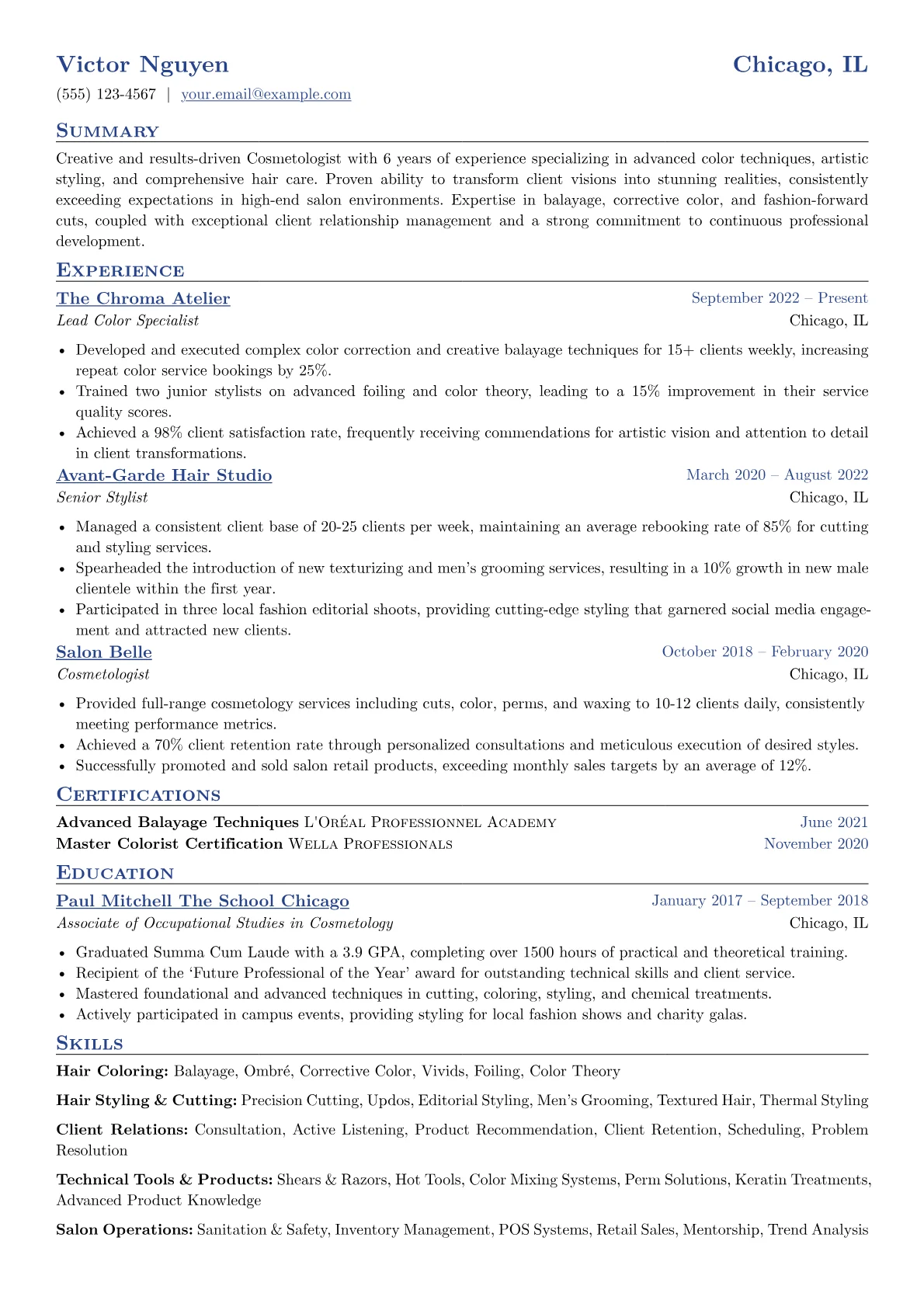 Cosmetologist version - Page 1