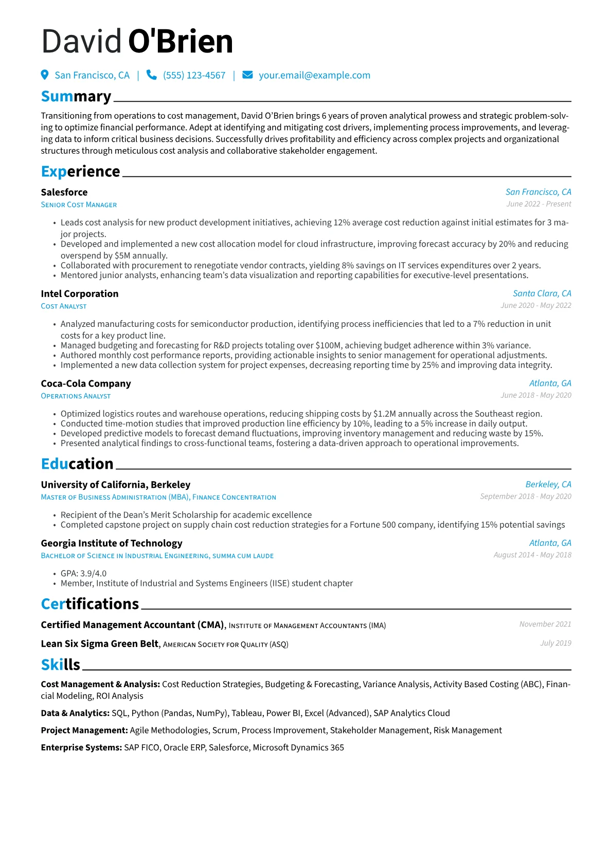 Career changer version - Page 1