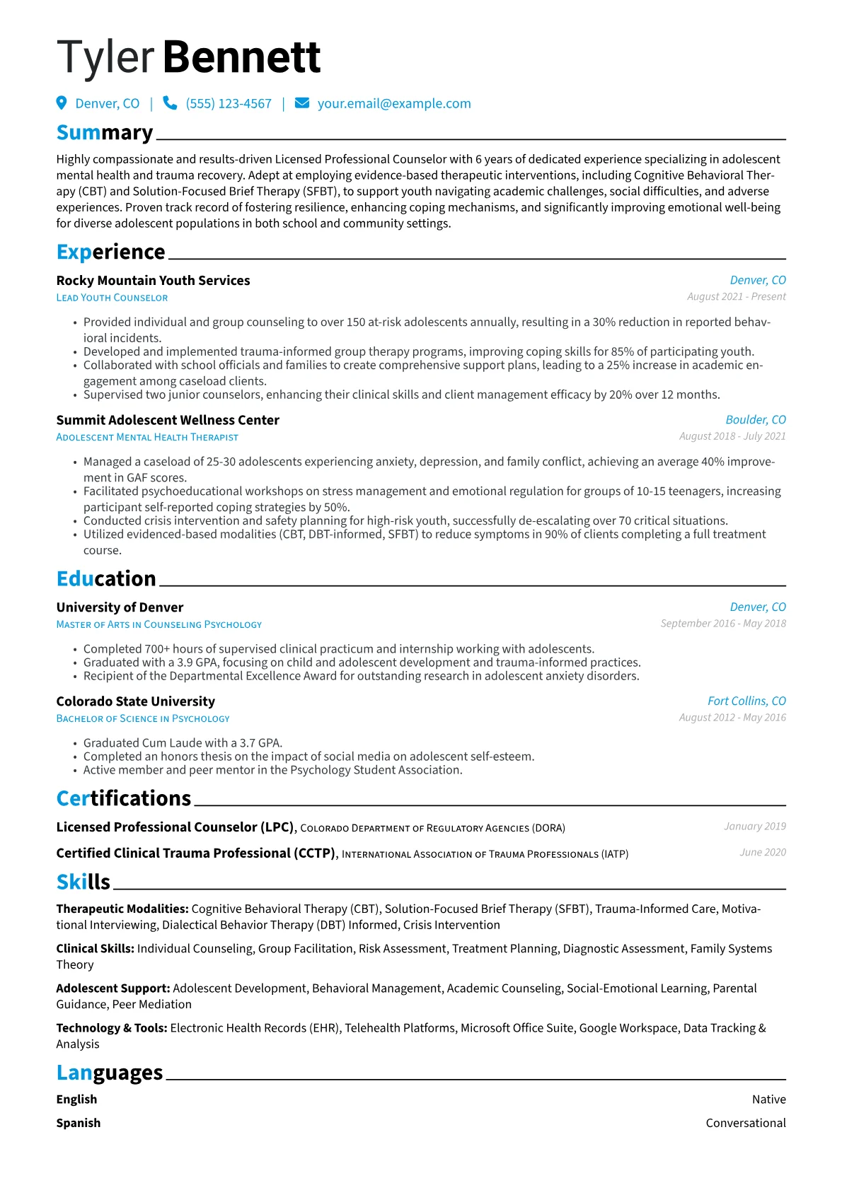 Counselor - Youth & Trauma version - Page 1
