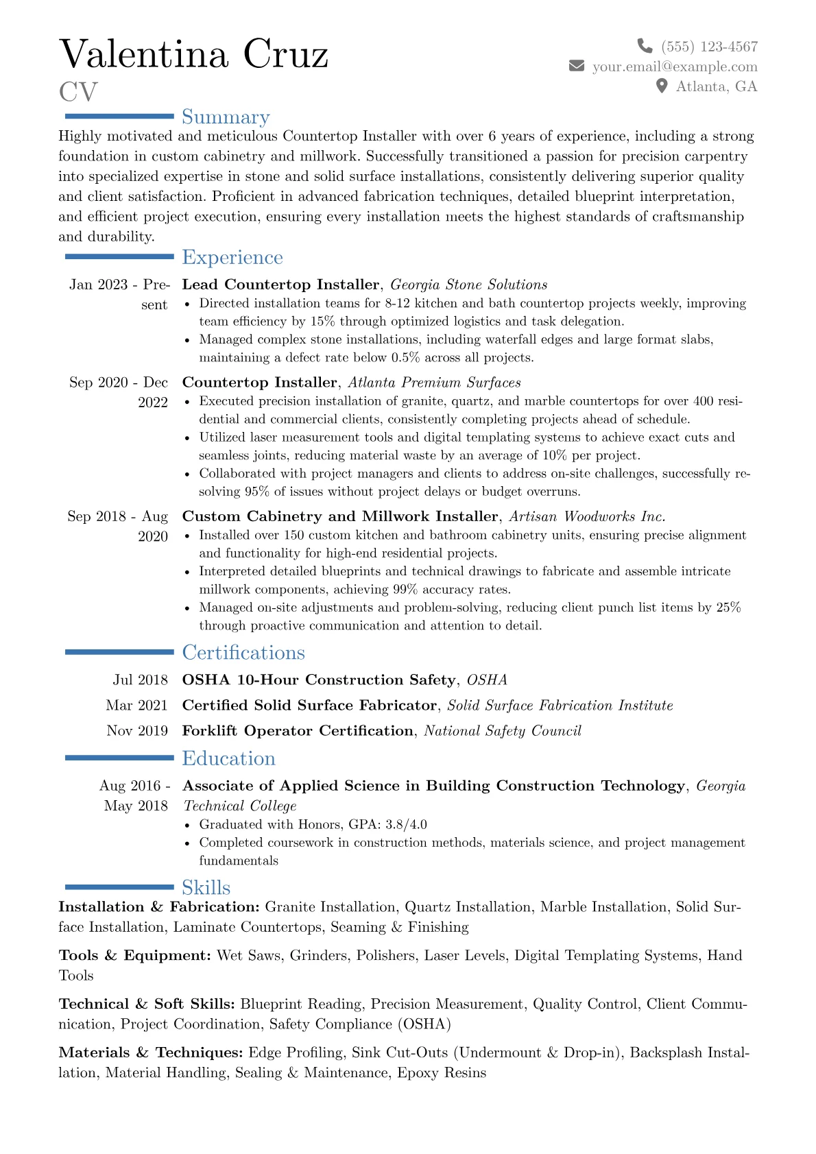 Career changer version - Page 1