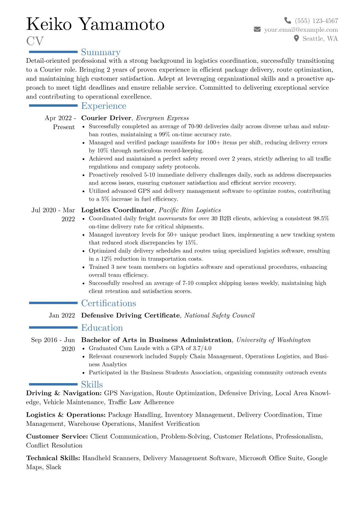 Career changer version - Page 1