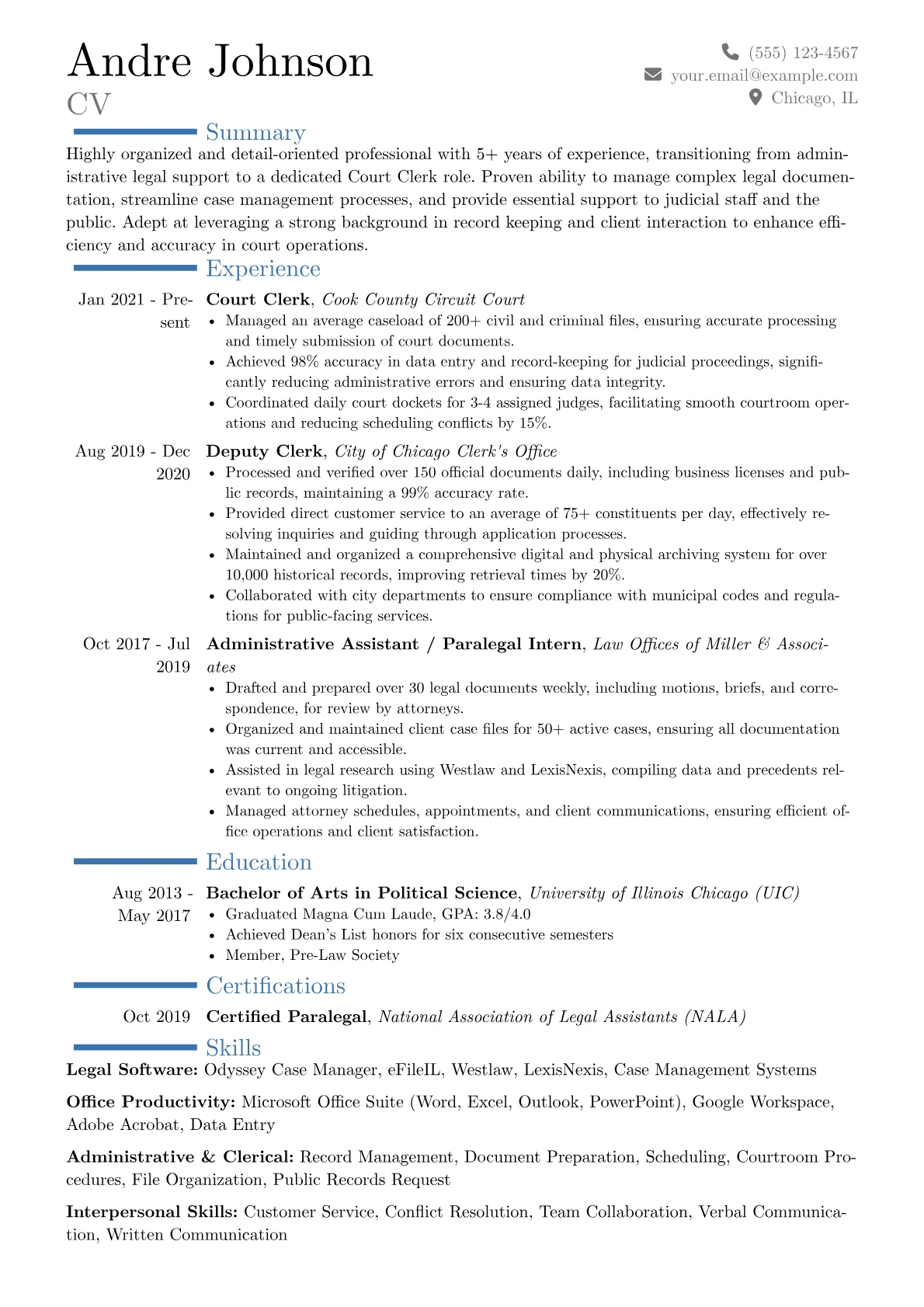 Career changer version - Page 1