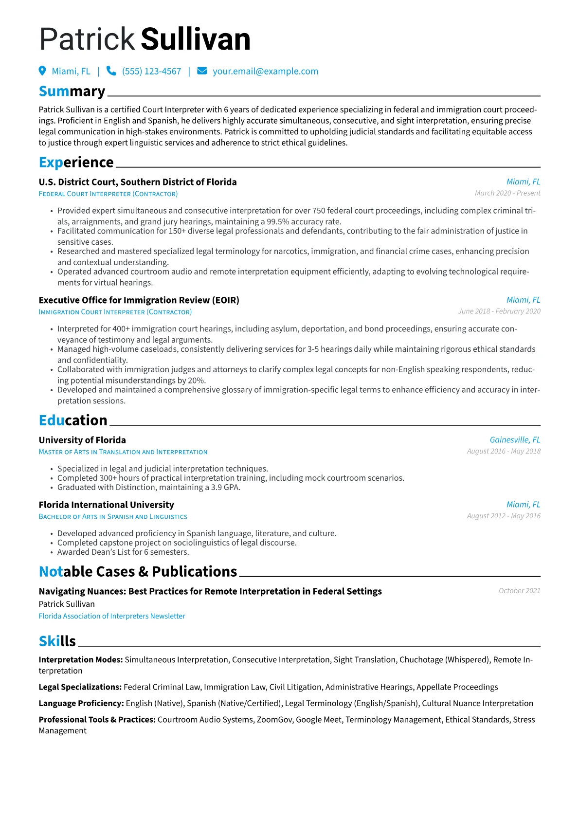 Federal & Immigration version - Page 1