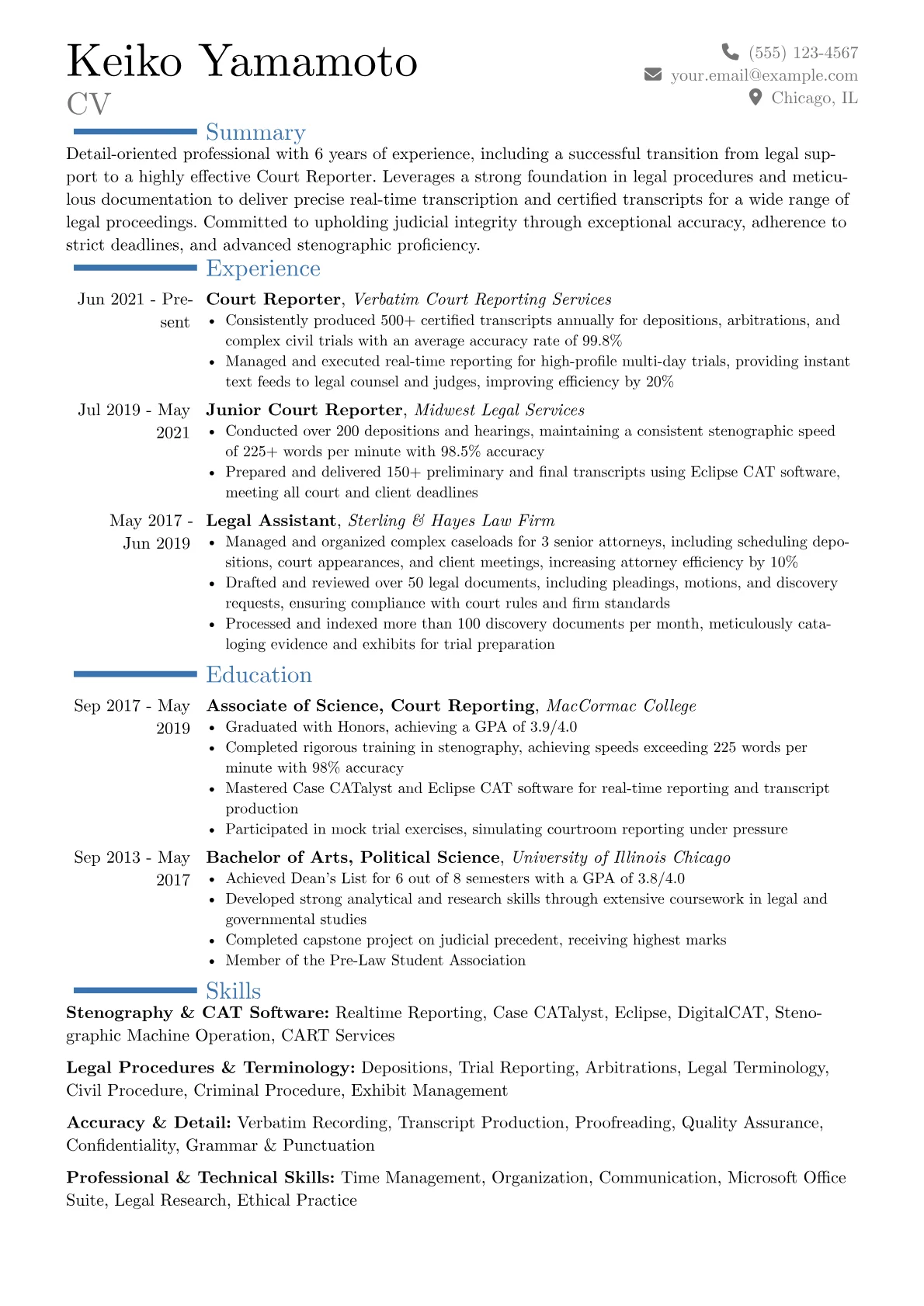 Career changer version - Page 1