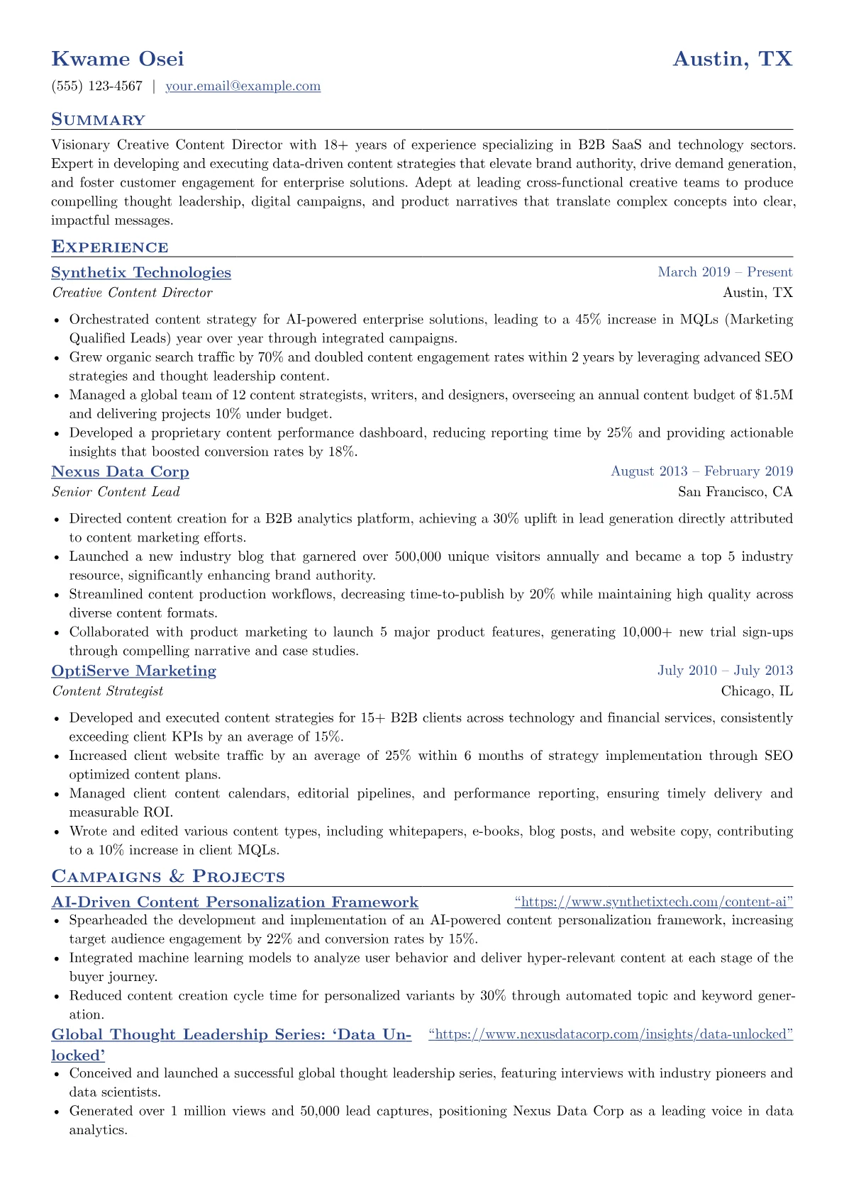 B2B SaaS & Tech version - Page 1
