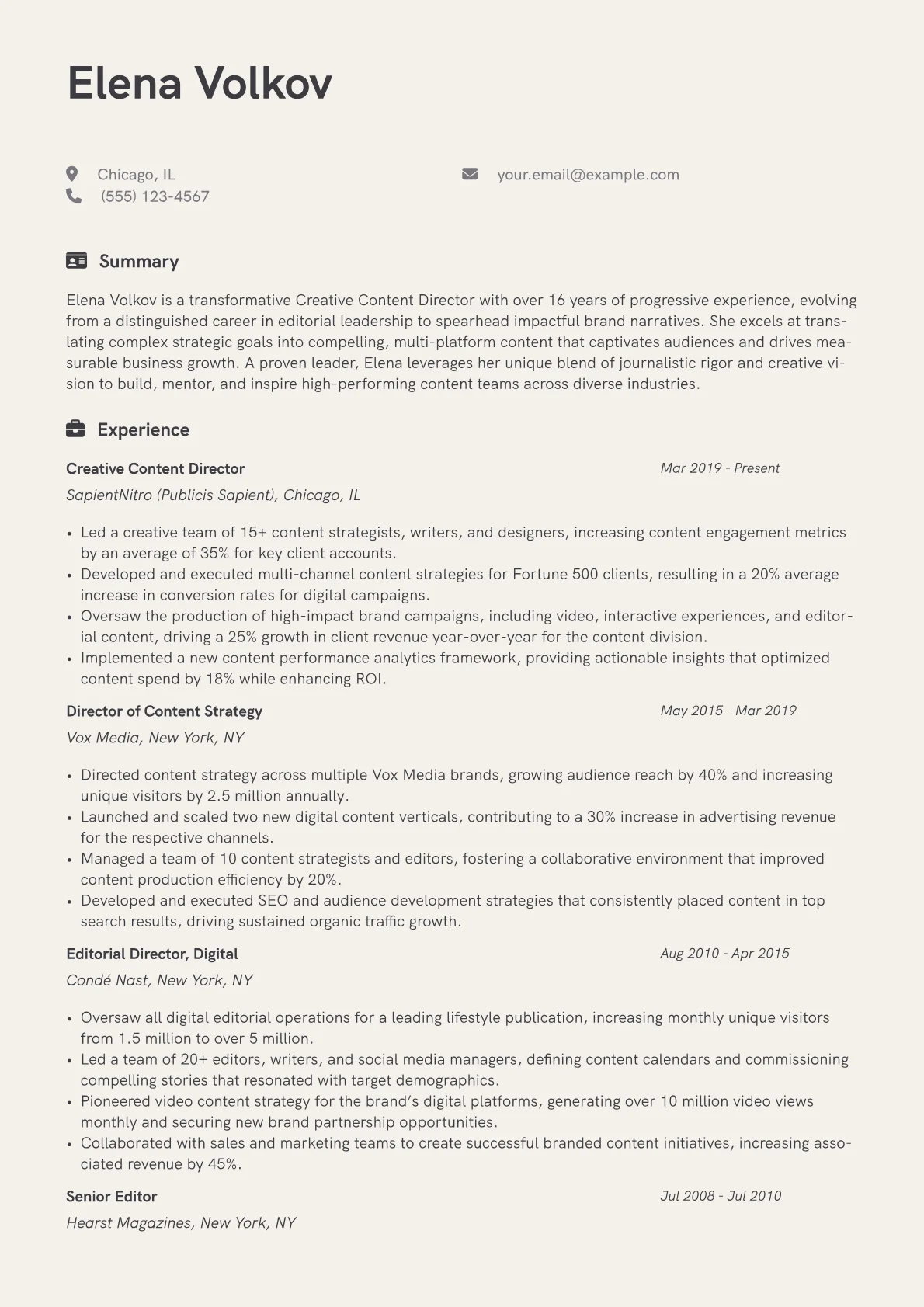 Career changer version - Page 1