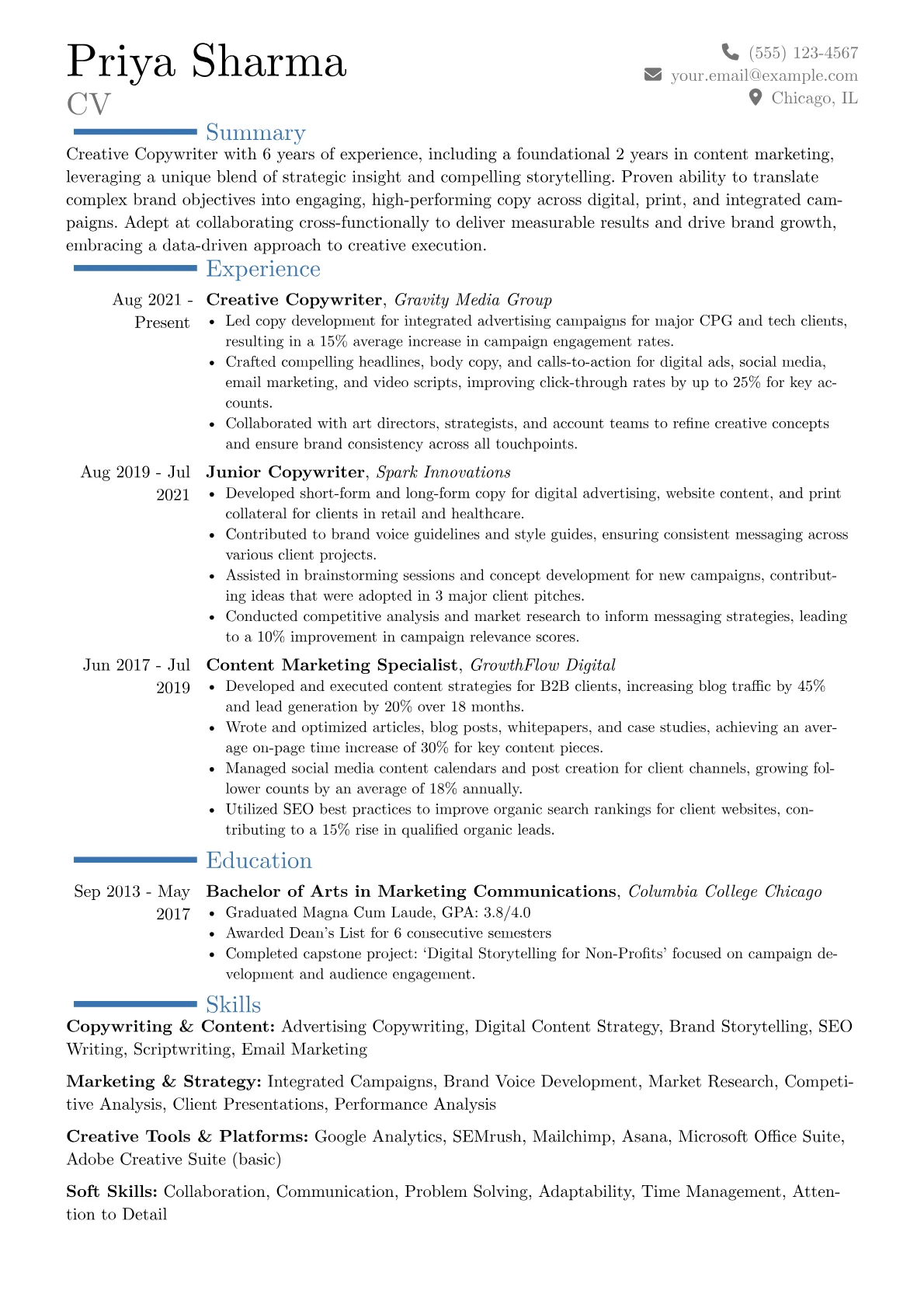 Career changer version - Page 1