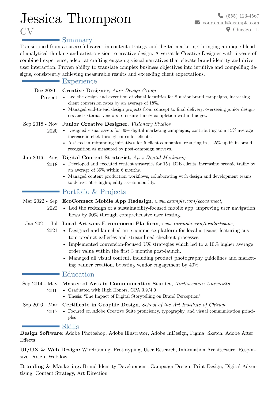 Career changer version - Page 1
