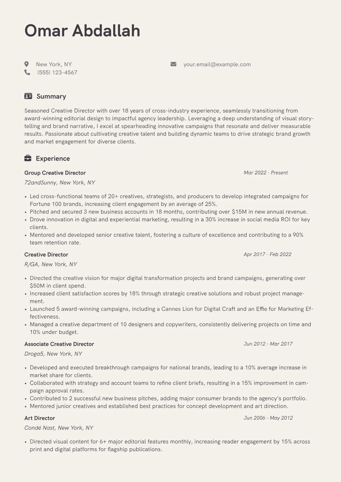 Career changer version - Page 1