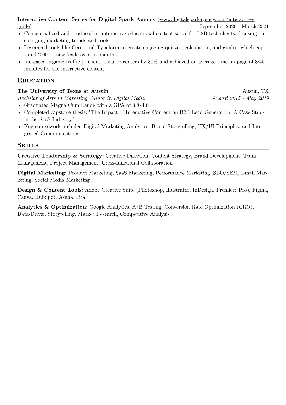 Creative Manager version - Page 2