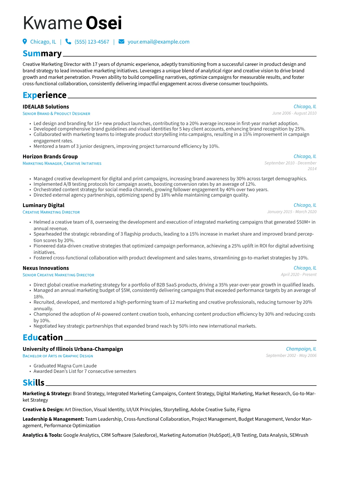 Career changer version - Page 1