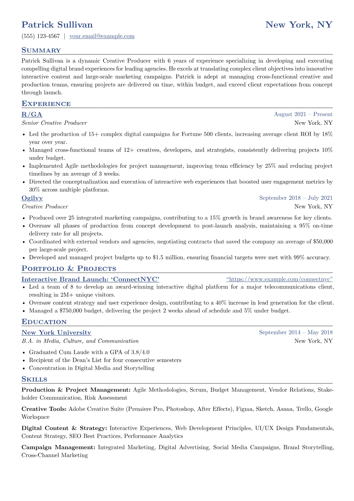 Creative Producer version - Page 1