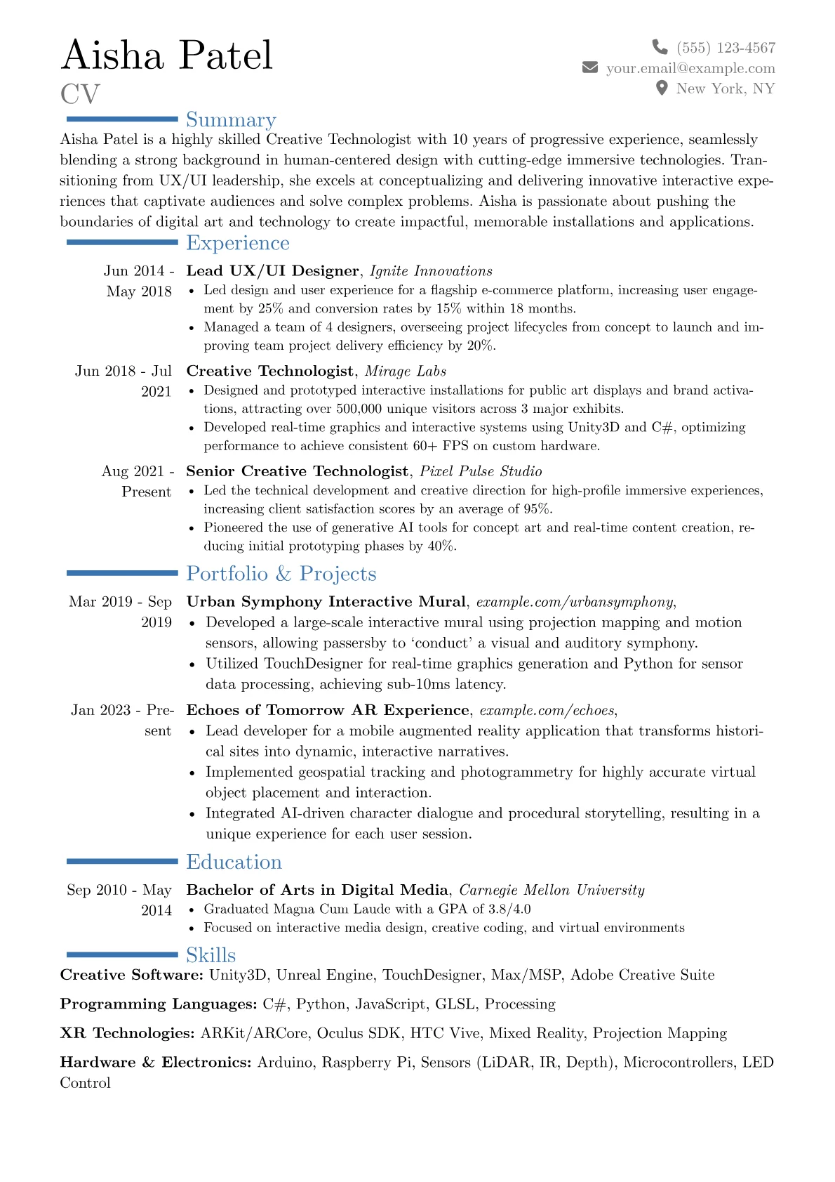 Career changer version - Page 1