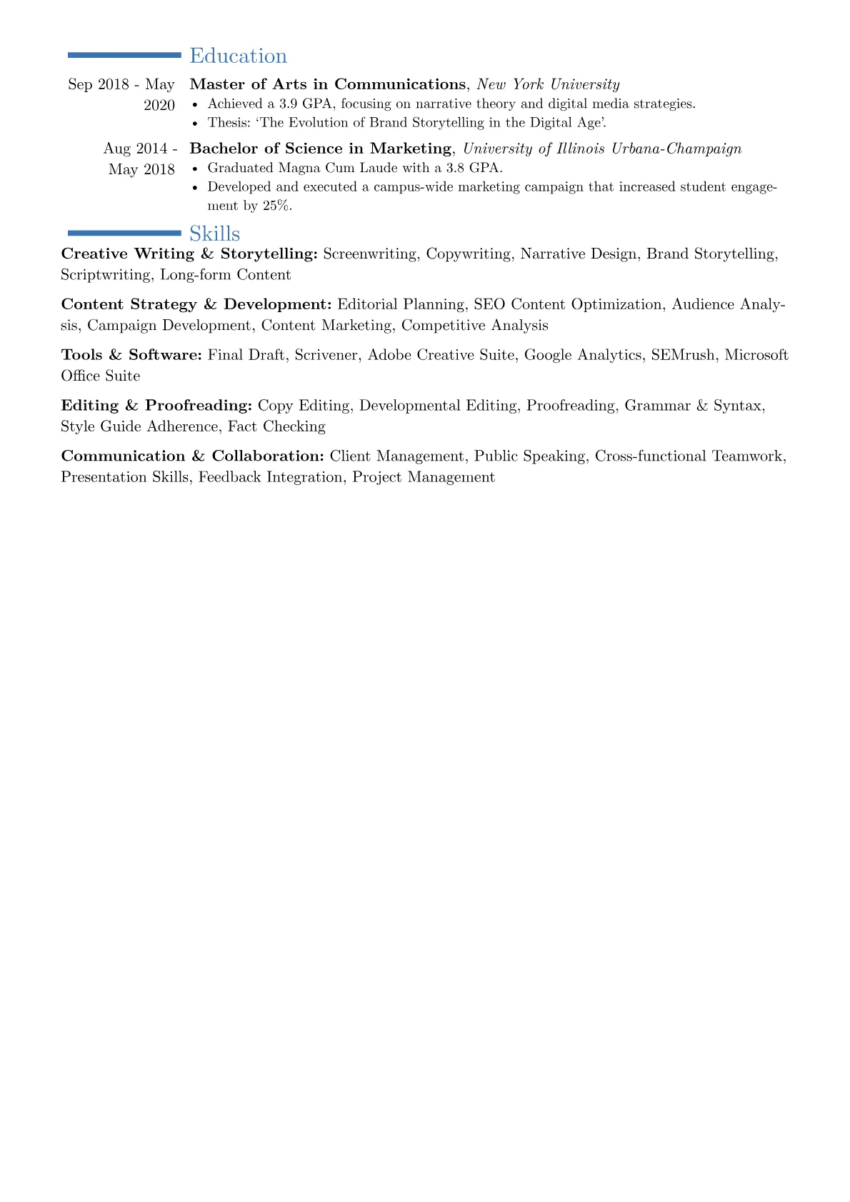 Career changer version - Page 2