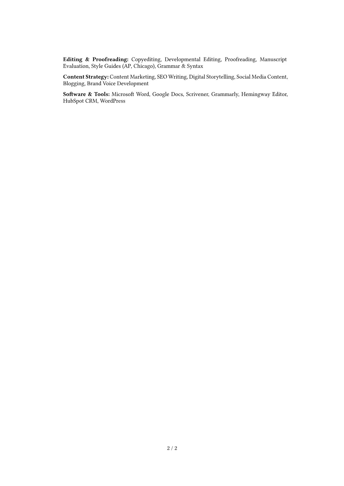Career changer version - Page 2