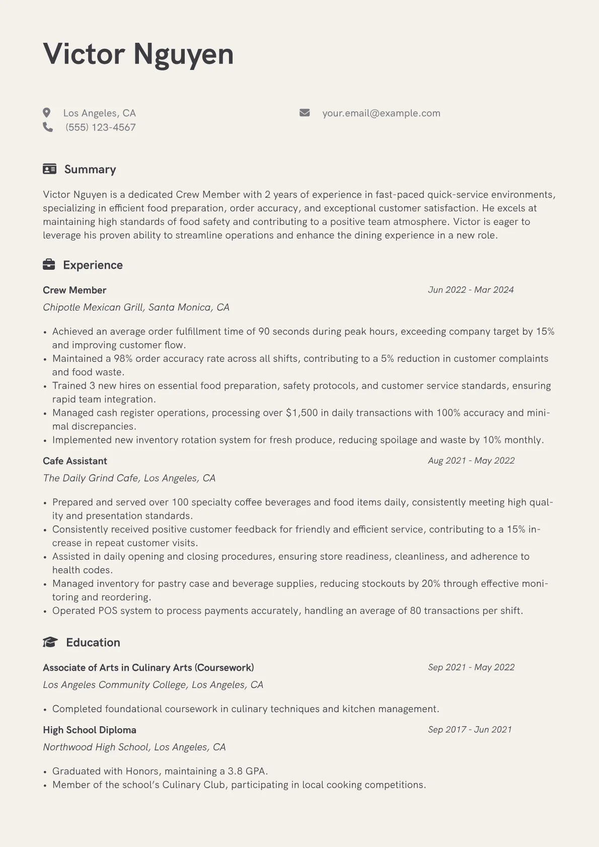 Entry Level Crew version - Page 1