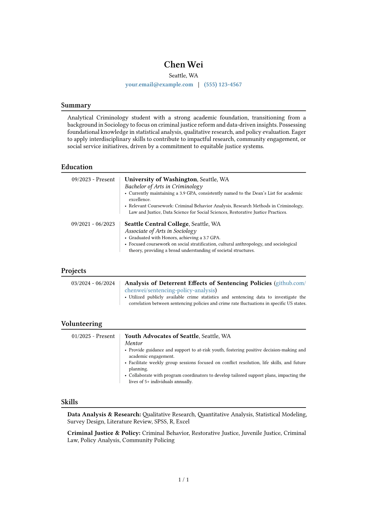 Career changer version - Page 1