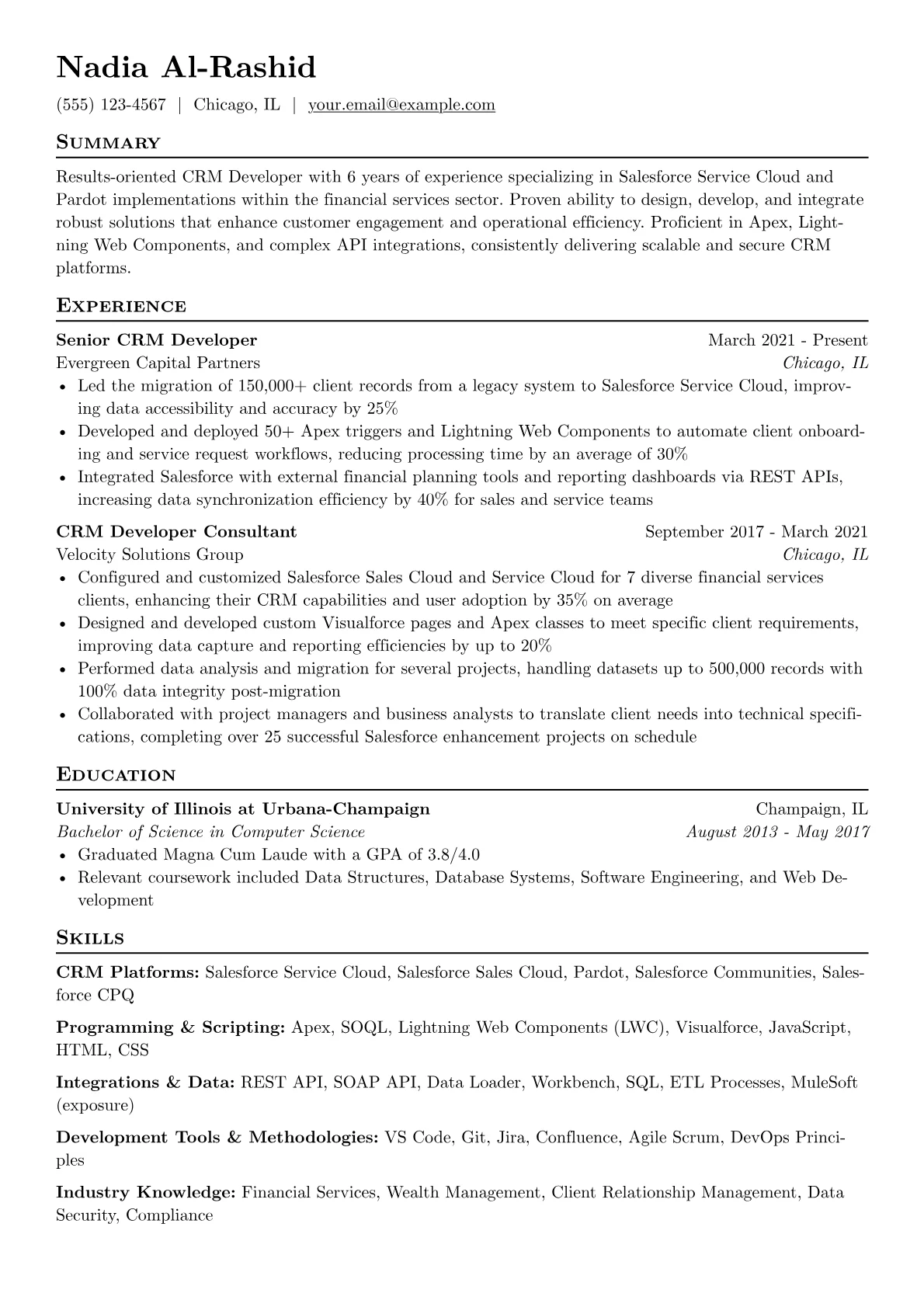 CRM Developer version - Page 1