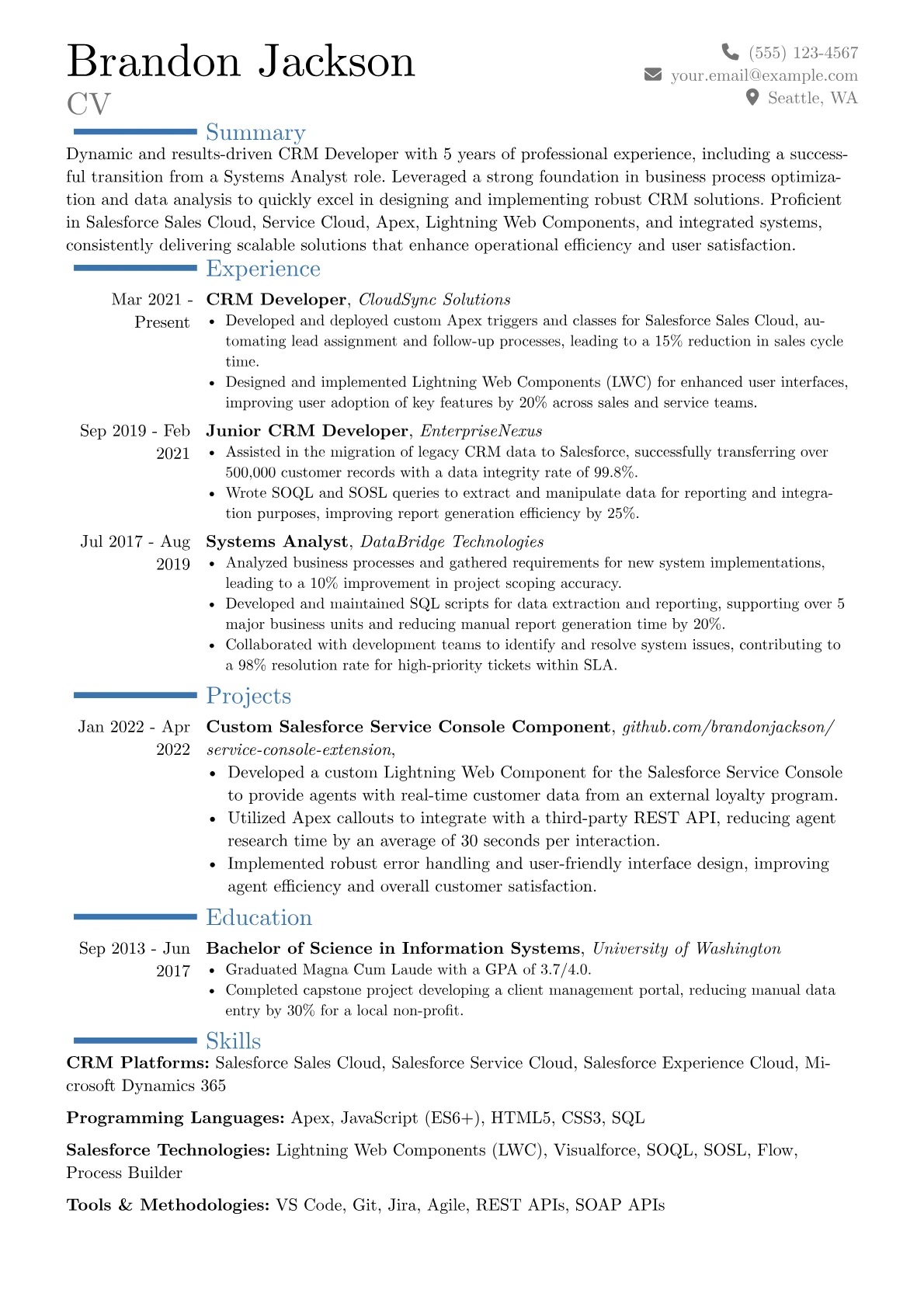 Career changer version - Page 1