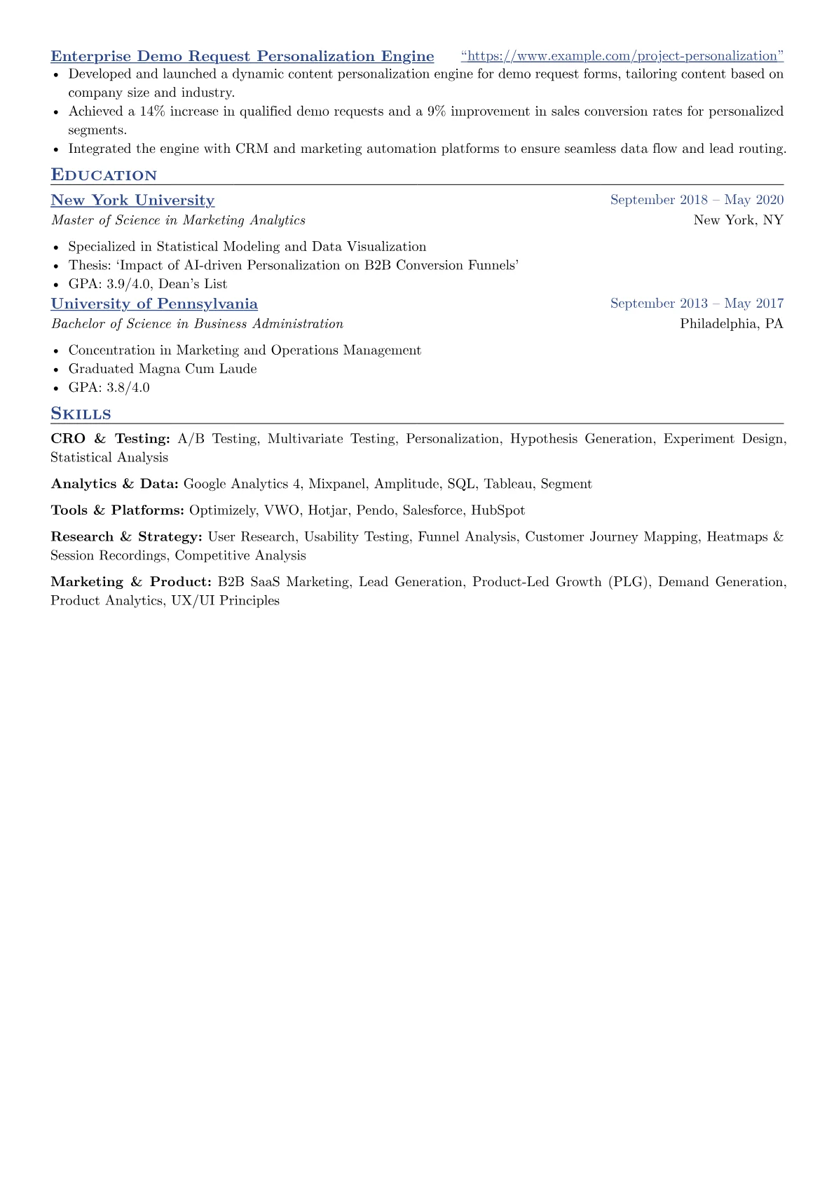 CRO Specialist - B2B version - Page 2