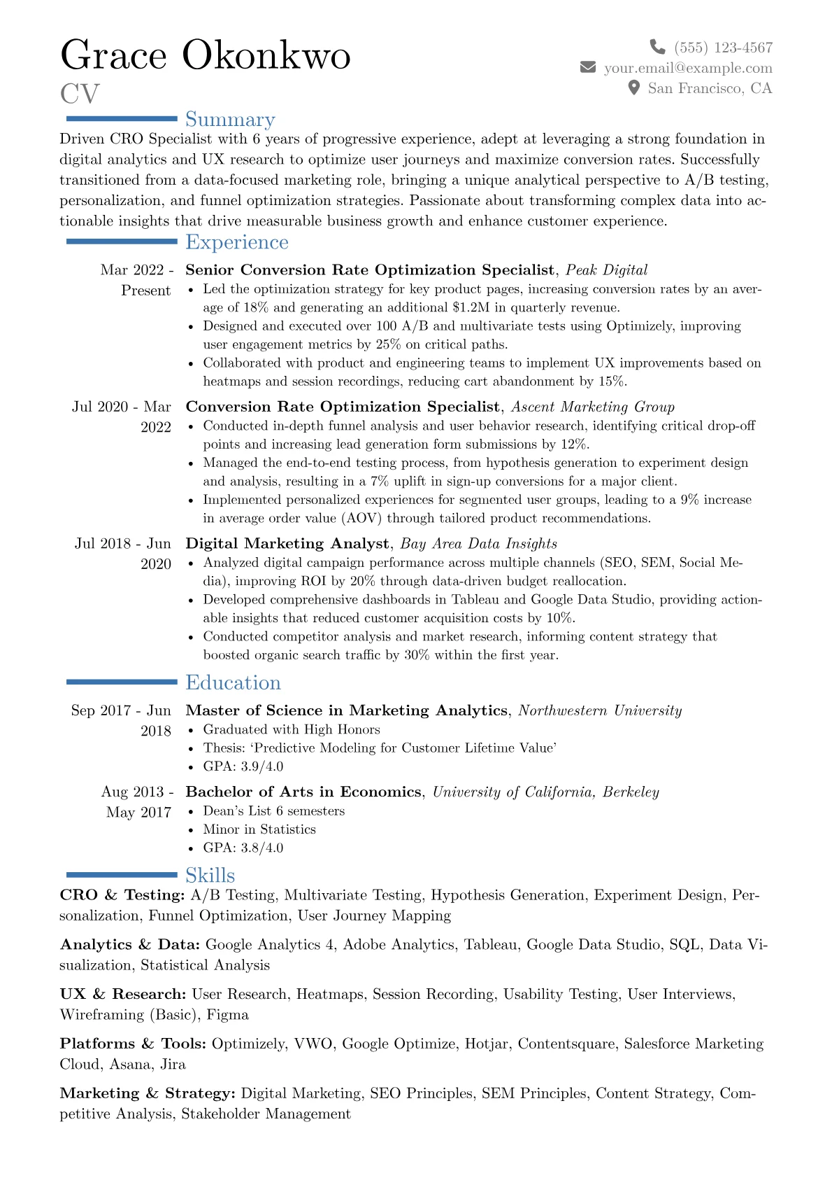 Career changer version - Page 1