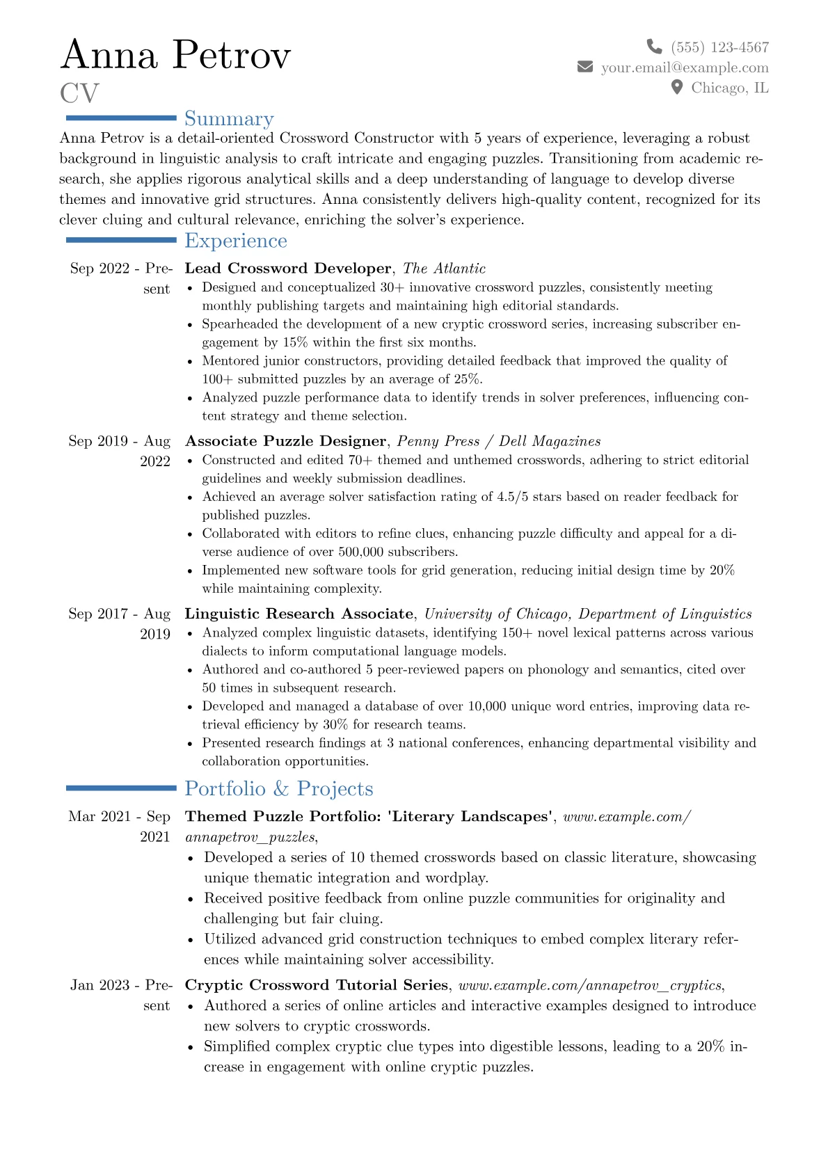 Career changer version - Page 1