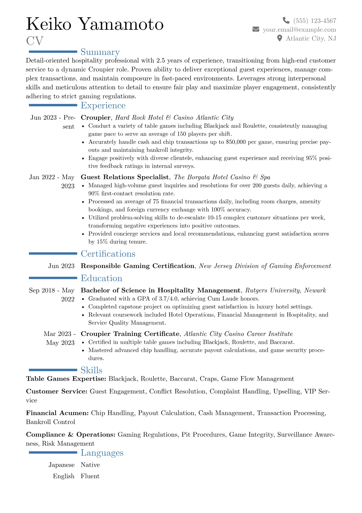 Career changer version - Page 1