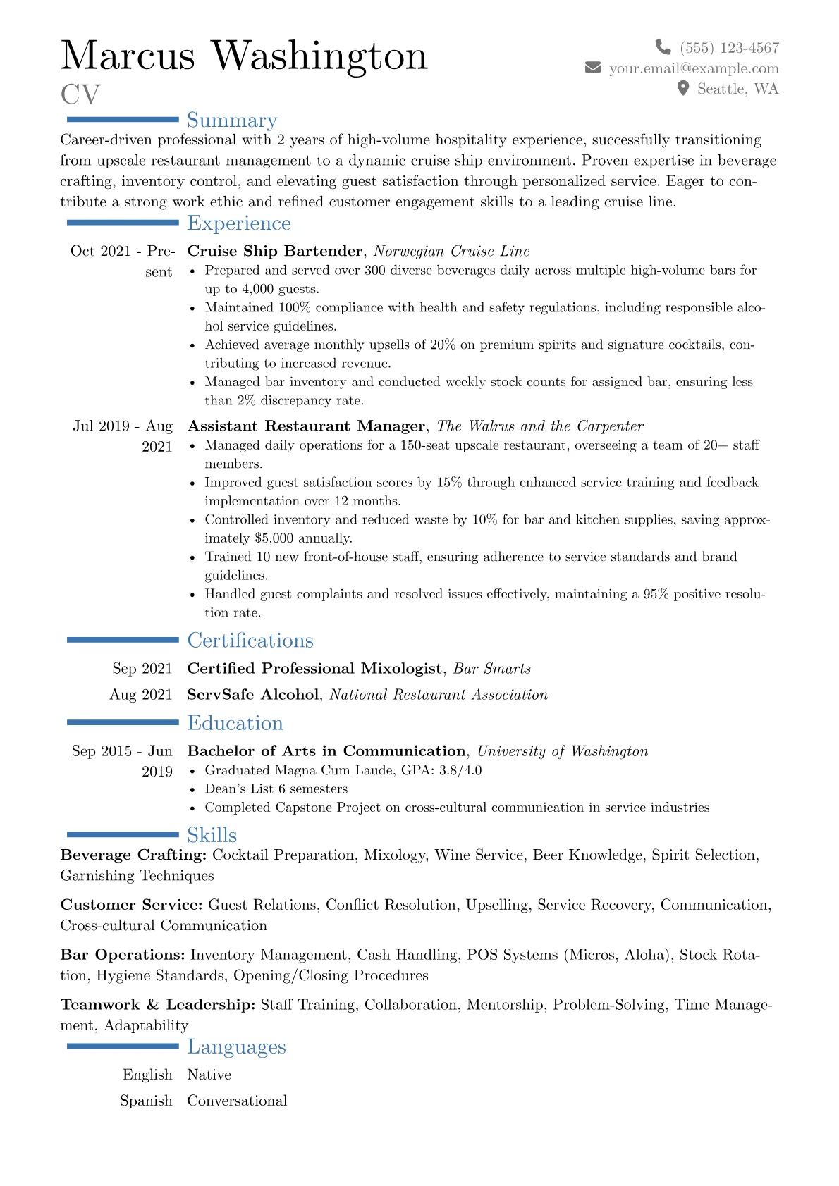 Career changer version - Page 1