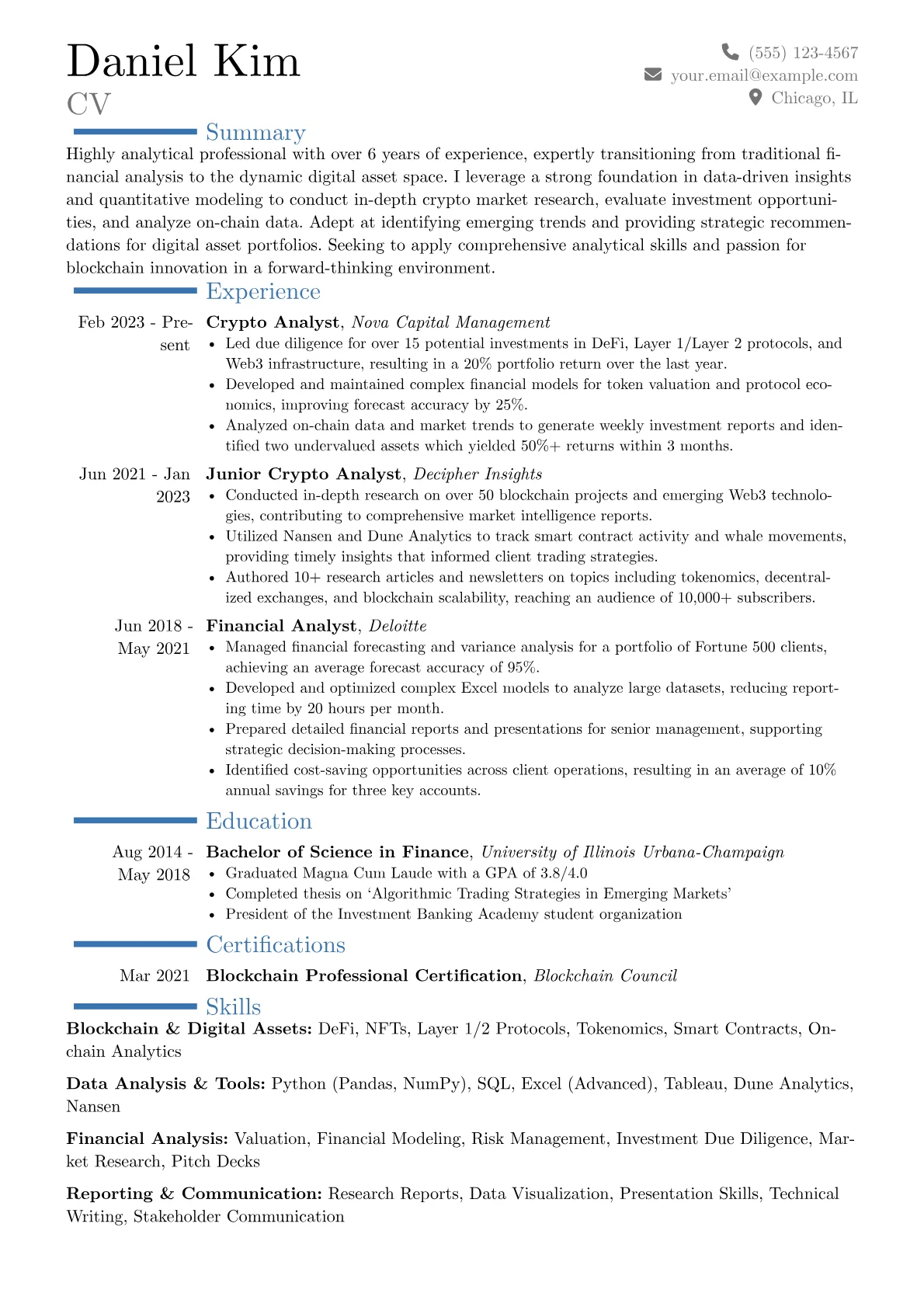 Career changer version - Page 1