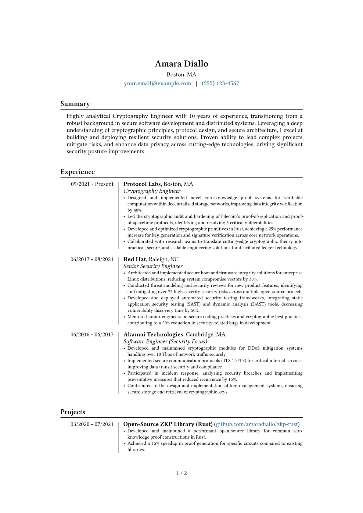 Career changer version - Page 1
