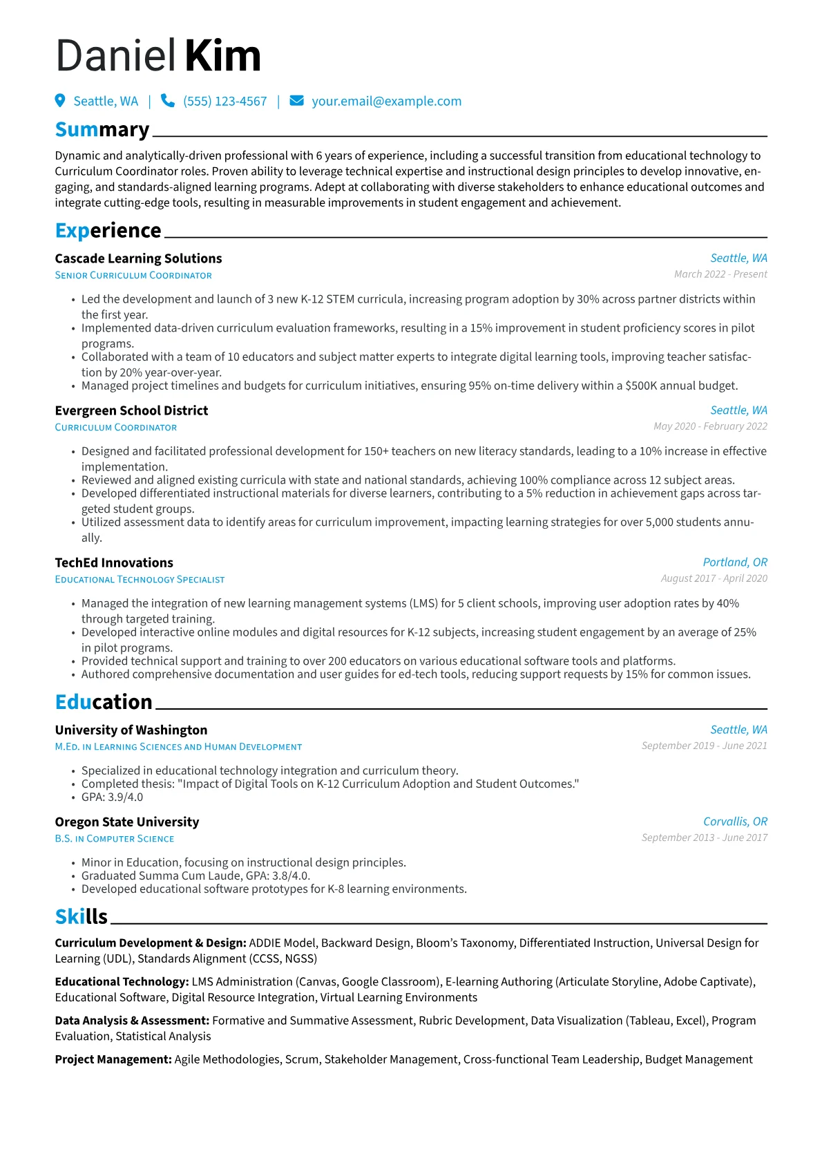 Career changer version - Page 1